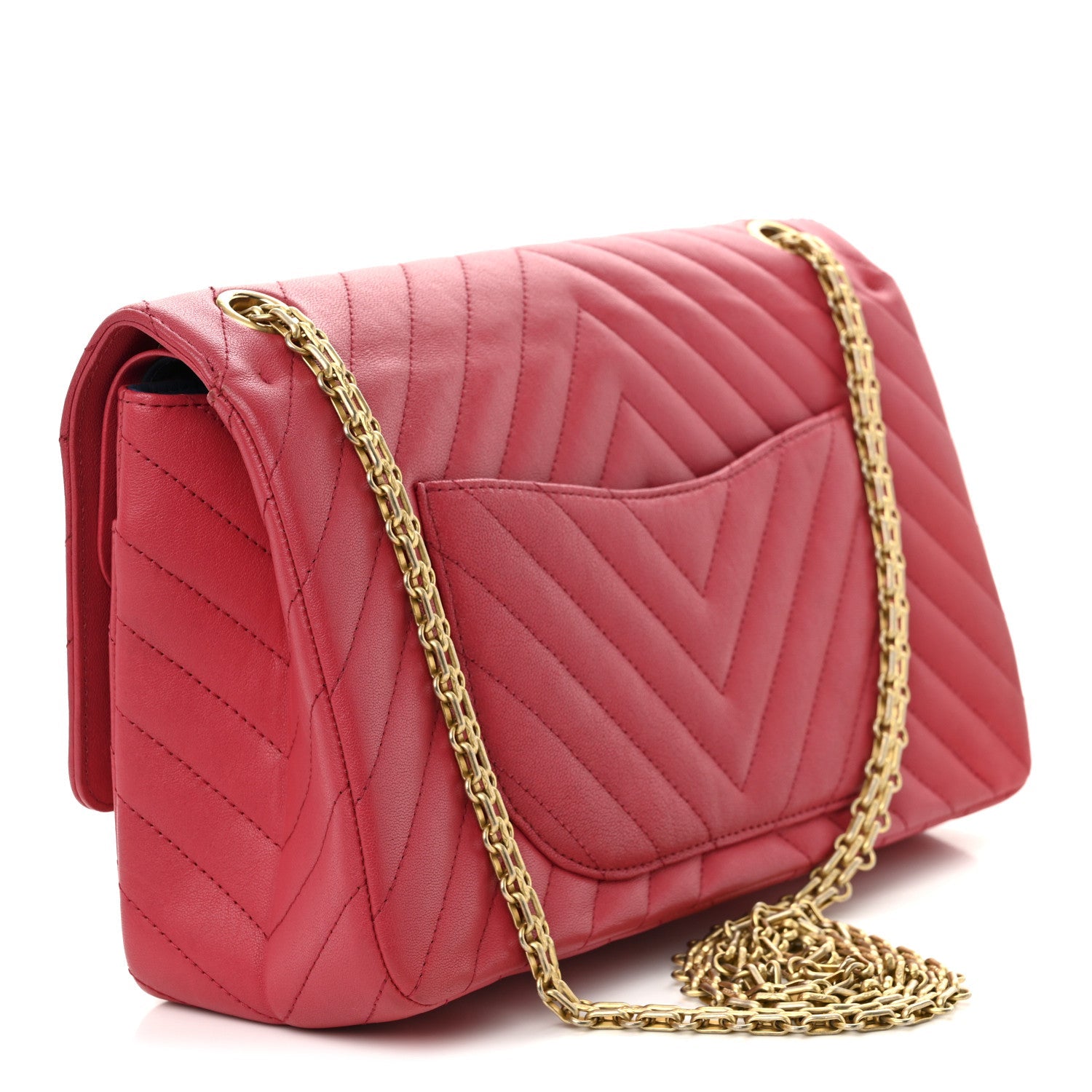 Sheepskin Chevron Quilted 2.55 Reissue 226 Flap Pink