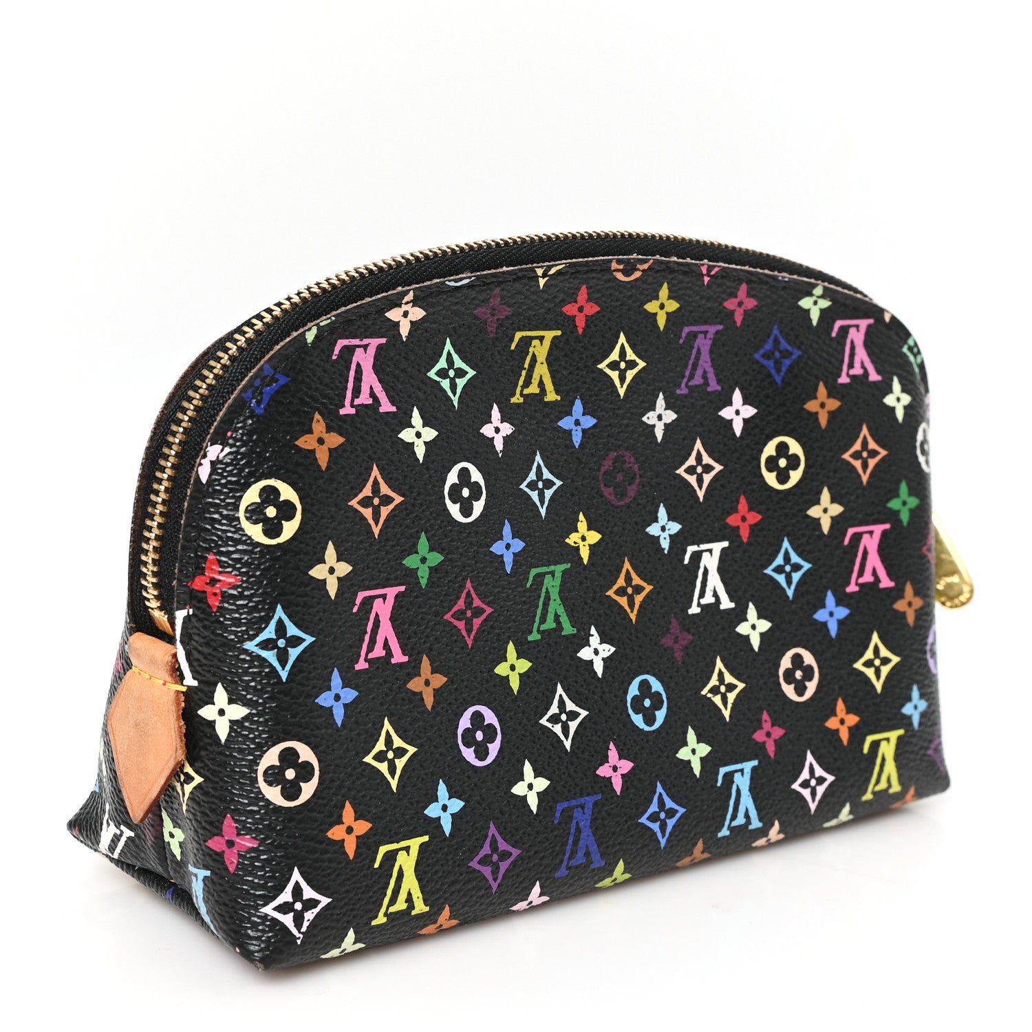 Monogram Multicolor Cosmetic Pouch Black Grenade