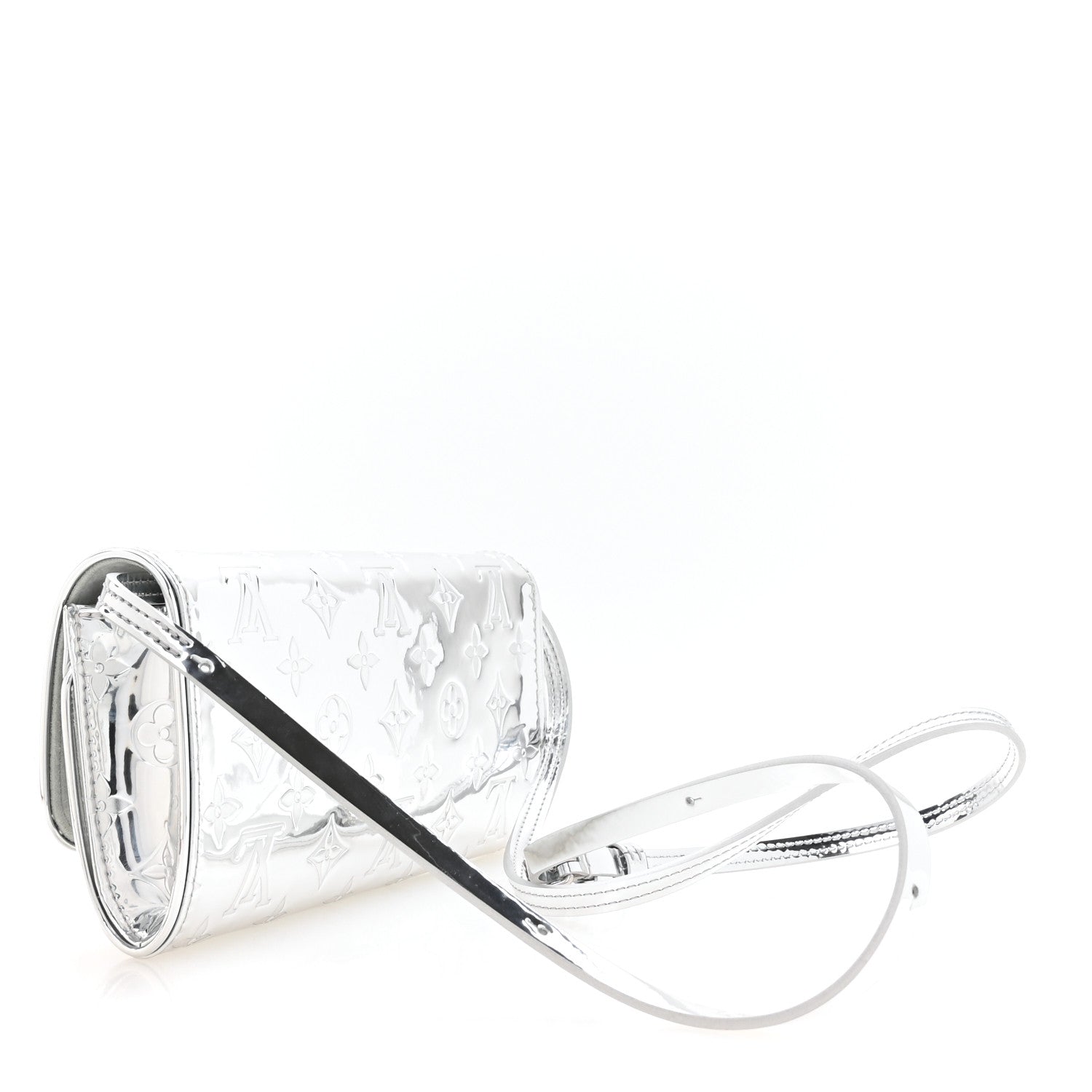 Monogram Miroir Pochette Twin Silver