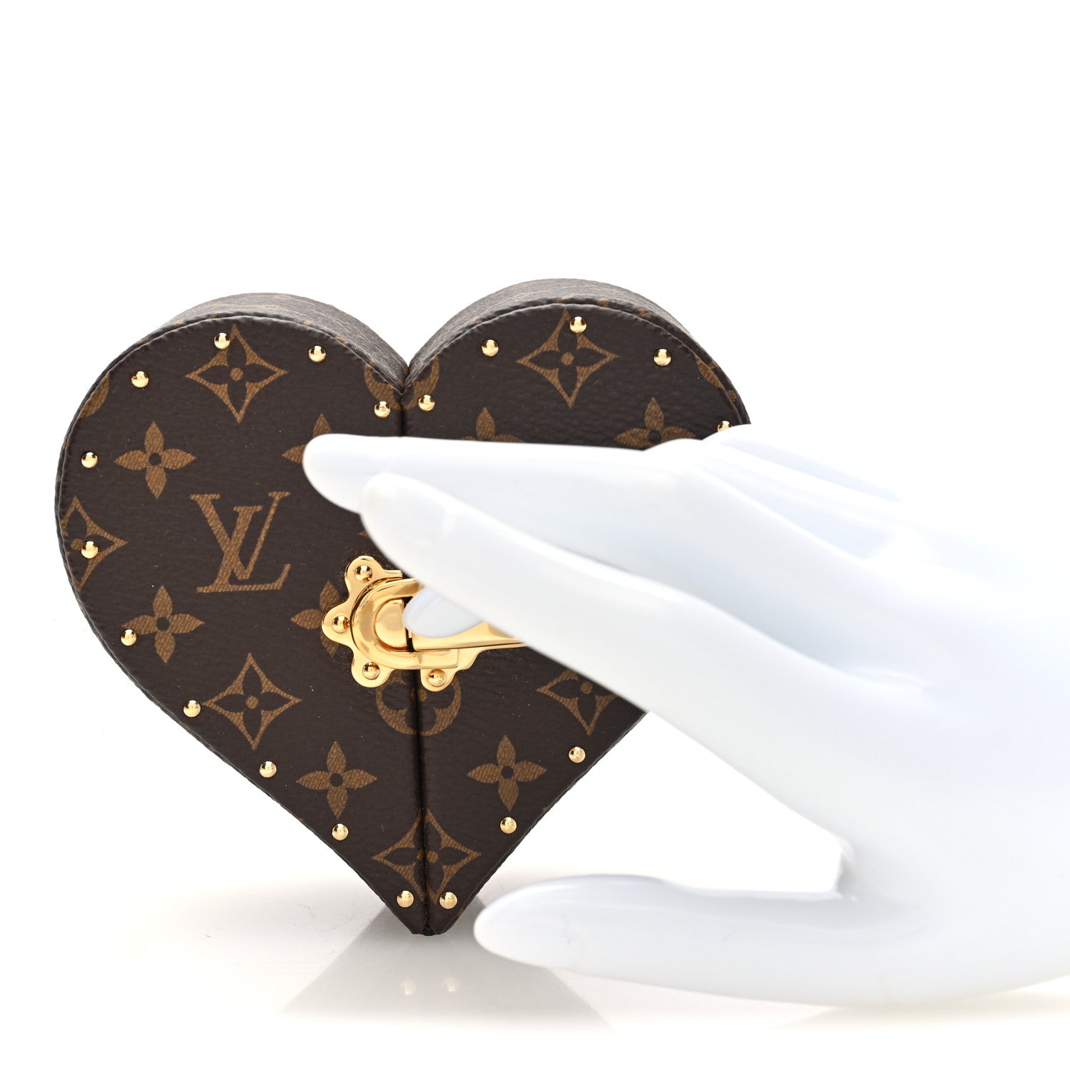 Monogram Heart Ecrin Coeur Jewelry Case