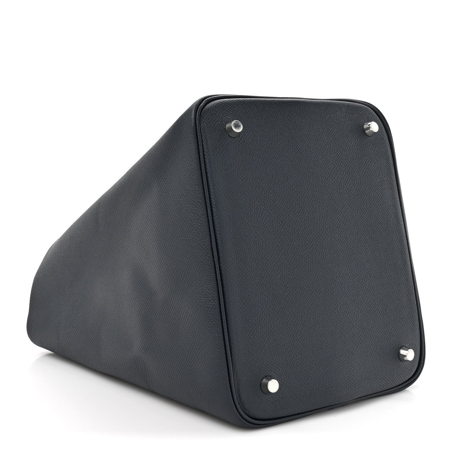 Epsom Tressage De Cuir Picotin Lock 22 MM Bleu Indigo Black Terre Battue