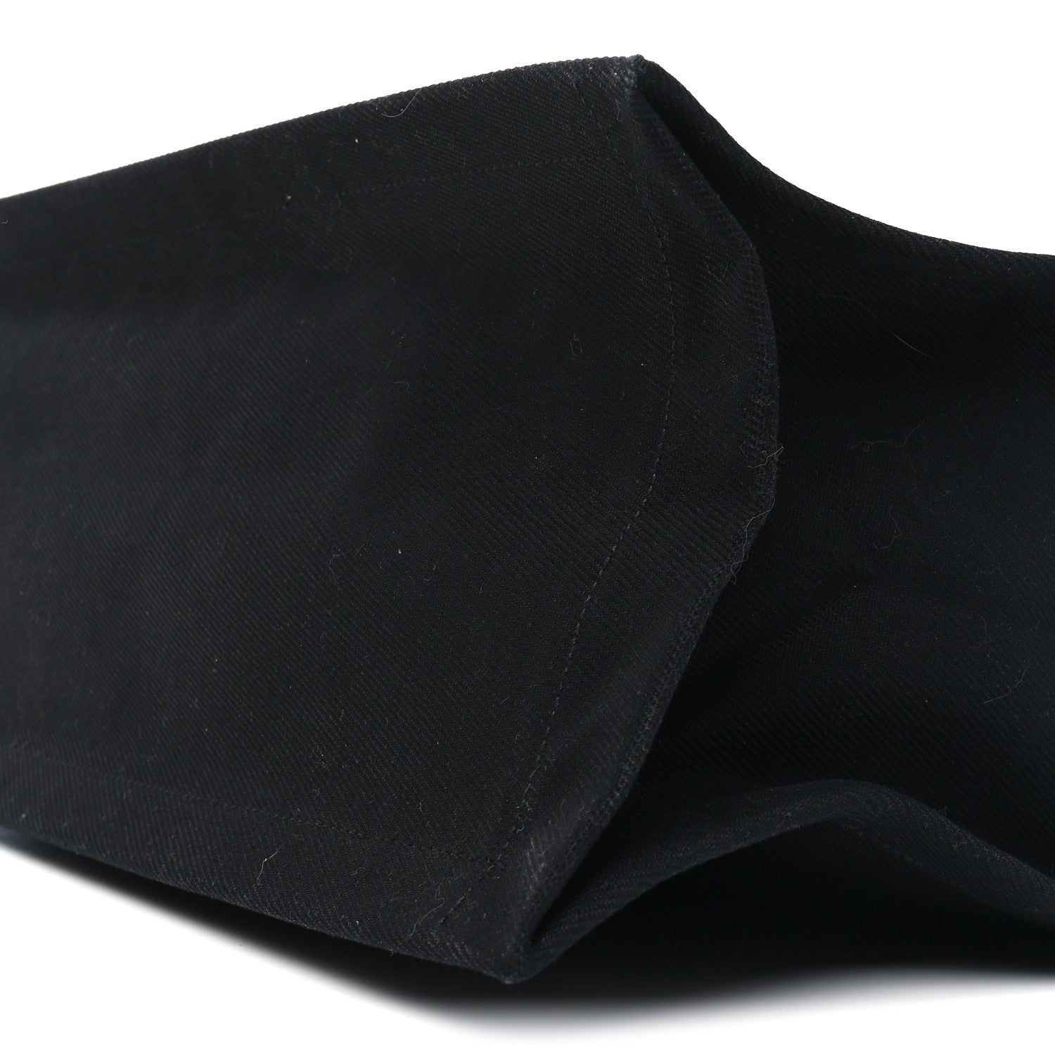 Linen Calfskin Rive Gauche Tote Black