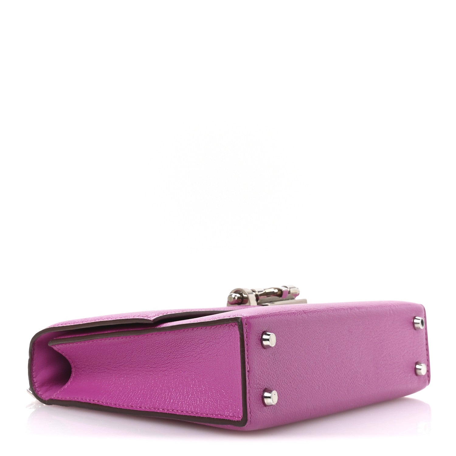 Chevre Mysore Mini Verrou Chaine Bag Magnolia