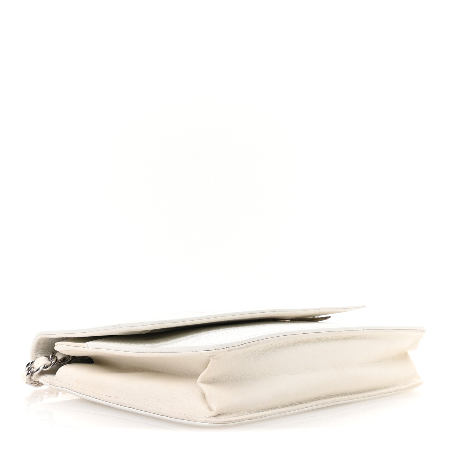 Caviar Timeless CC Wallet on Chain WOC White