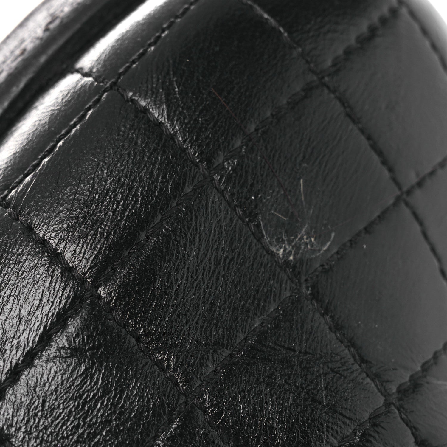 Lambskin Pearl Short Boots 38.5 Black