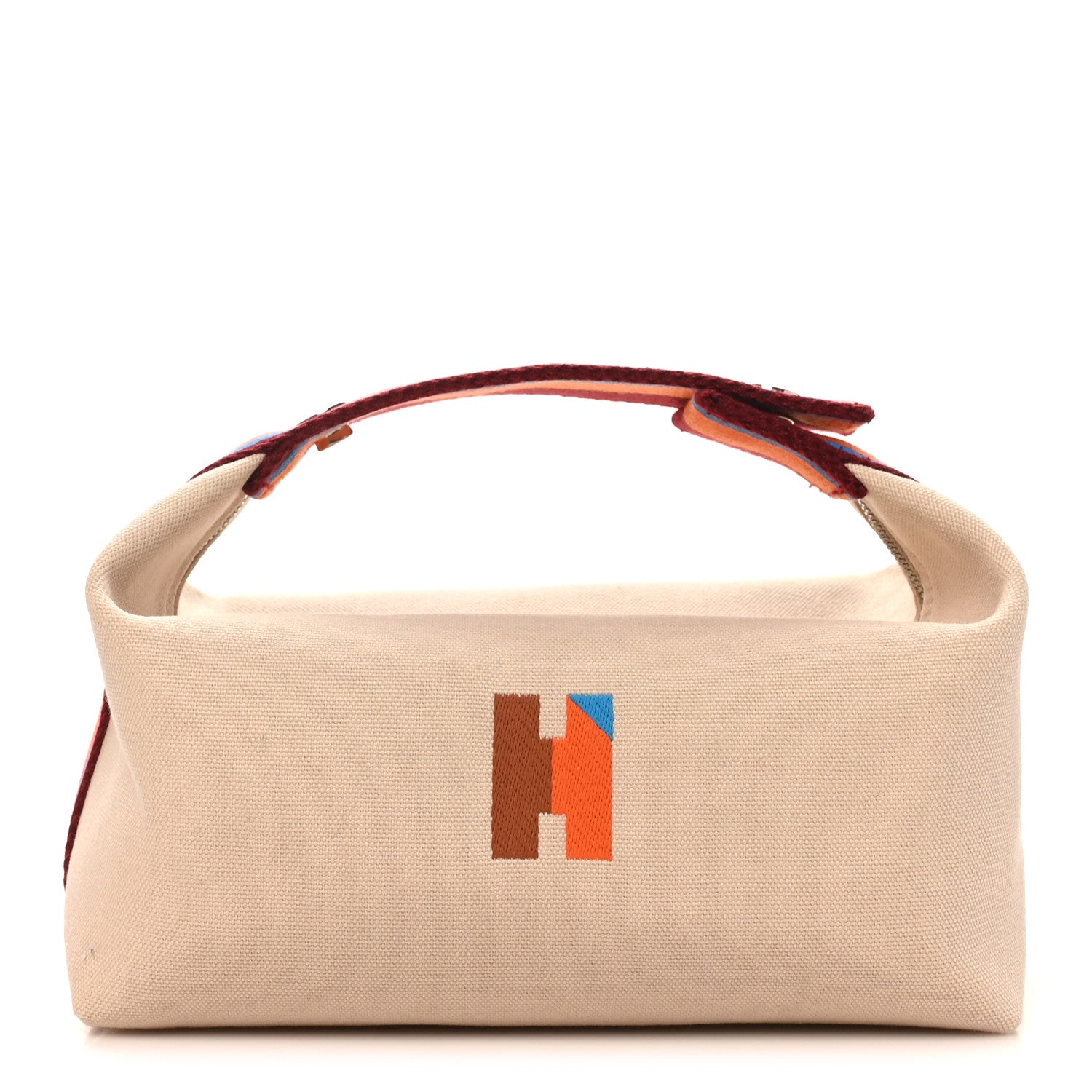 Cotton Canvas H Pavillon Small Bride-A-Brac Pouch Naturel