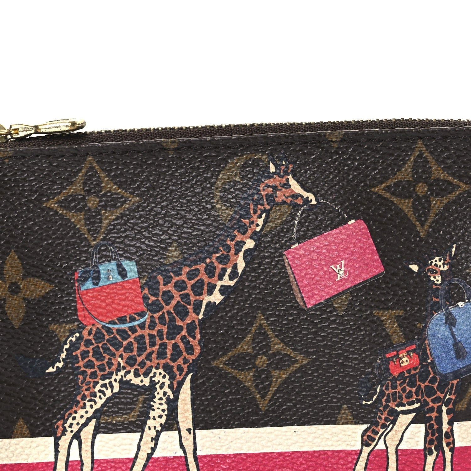 Monogram 2017 Christmas Animation Mini Pochette Accessories