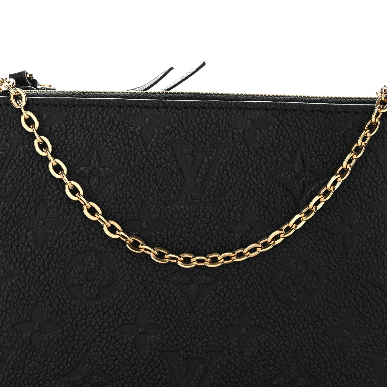 Empreinte Double Zip Pochette Black