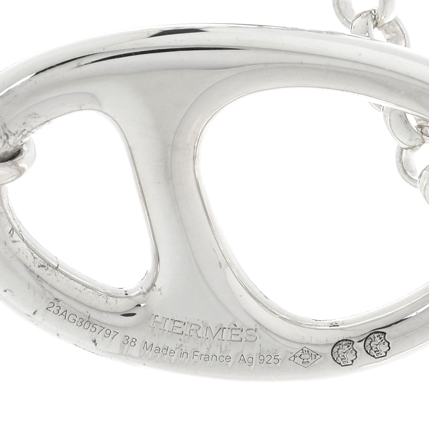 Sterling Silver Chaine D'Ancre Punk Toggle Necklace