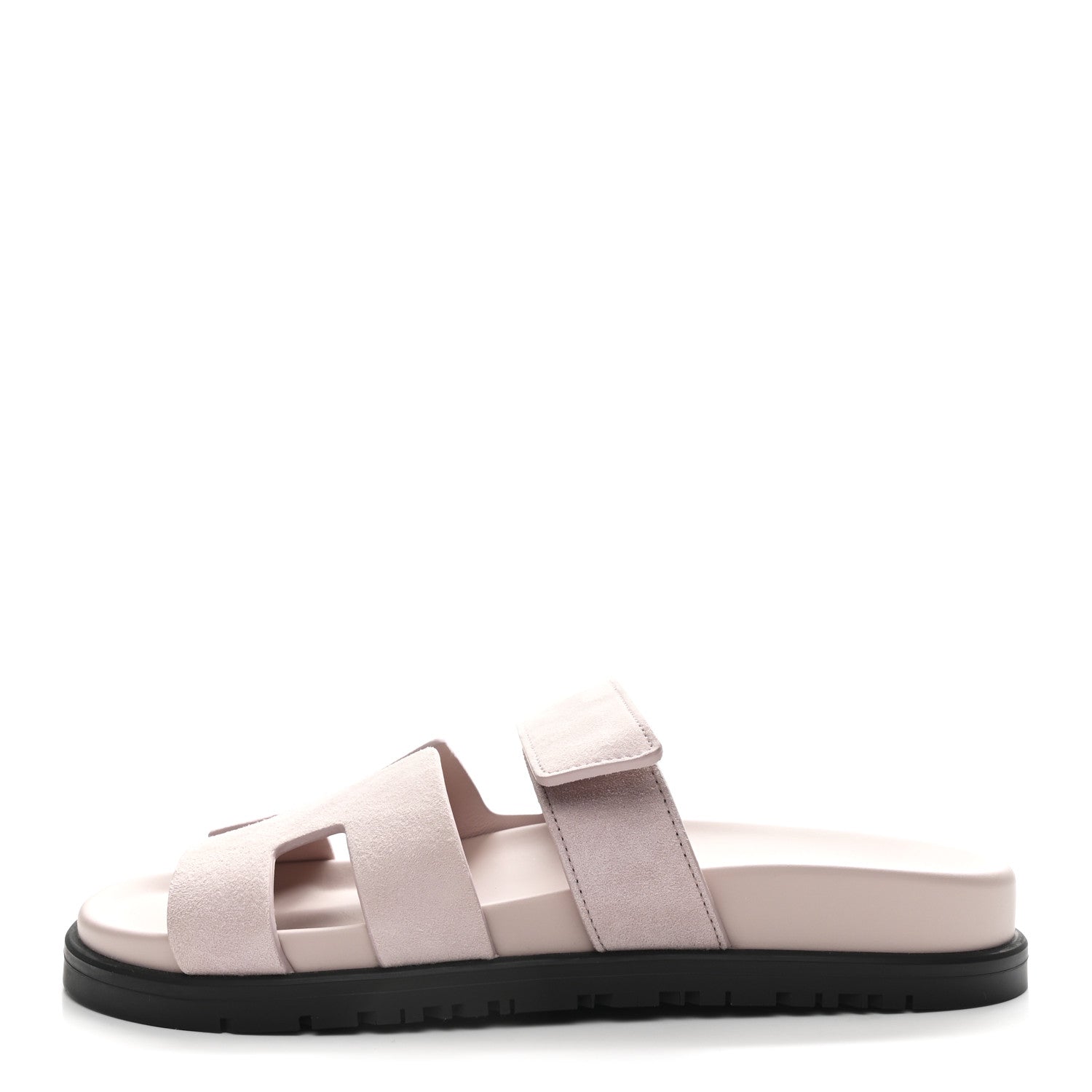 Suede Goatskin Womens Chypre Sandals 36 Rose Porcelaine