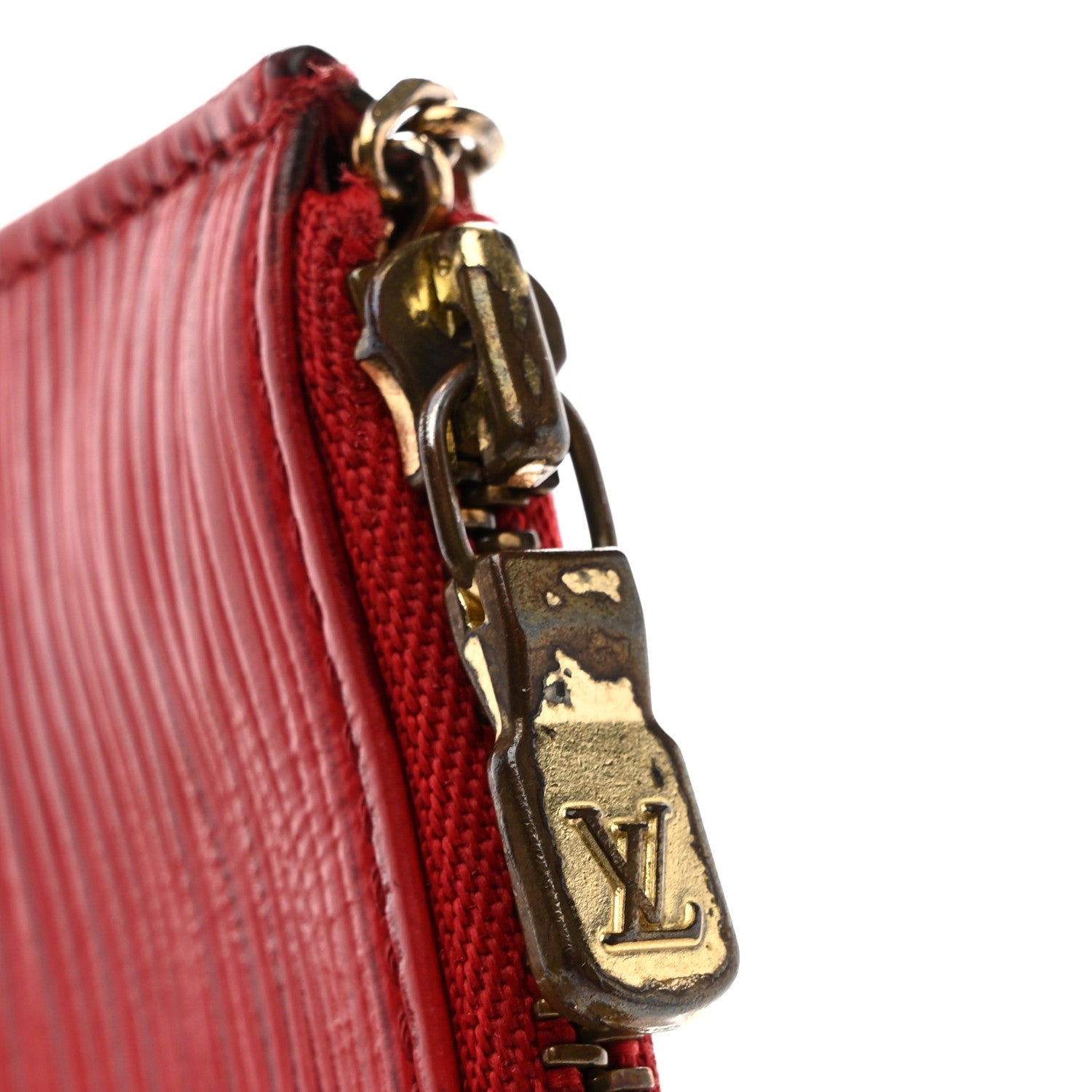 Epi Key Pouch Castillan Red