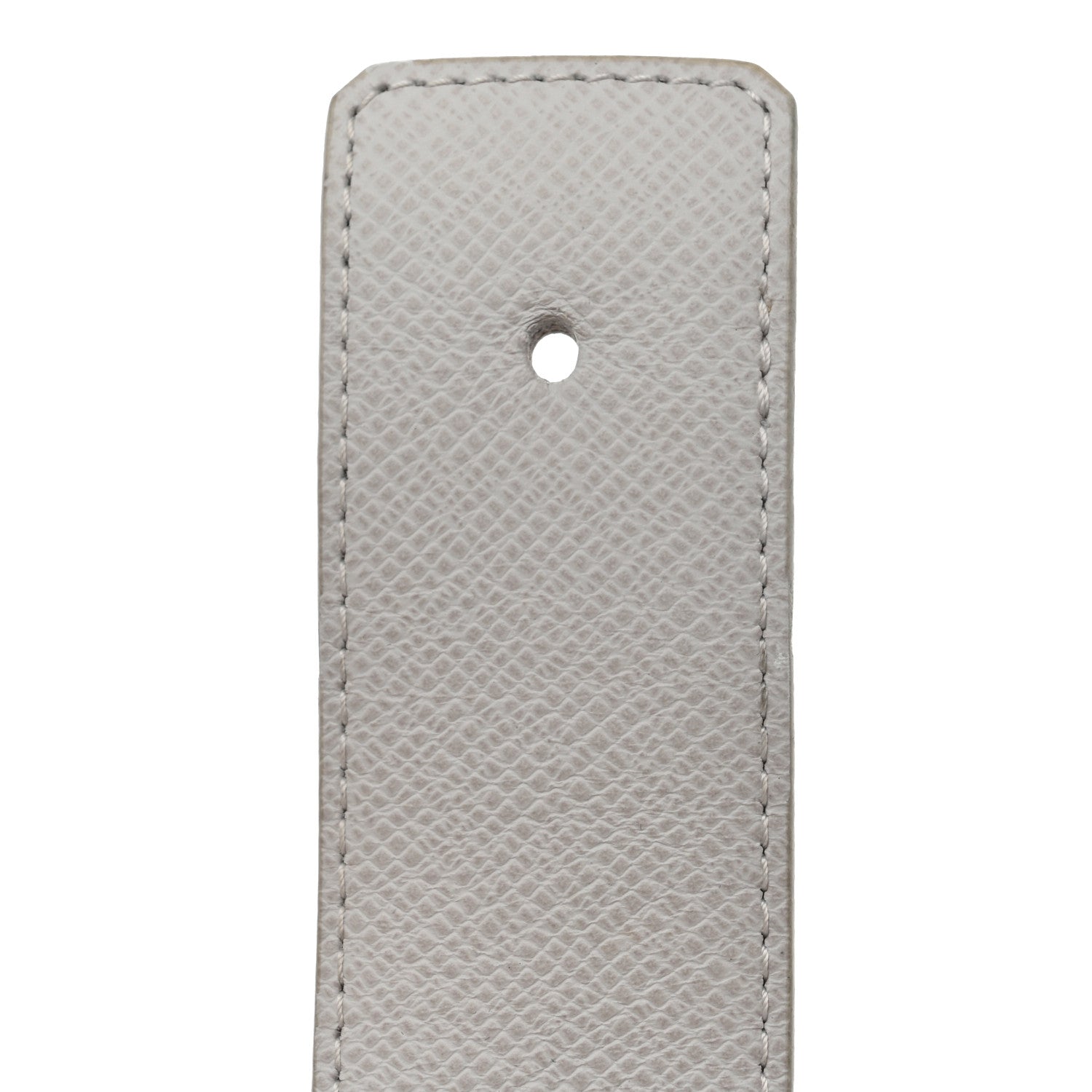Taiga Monogram 40mm LV Initiales Belt 95 38 White