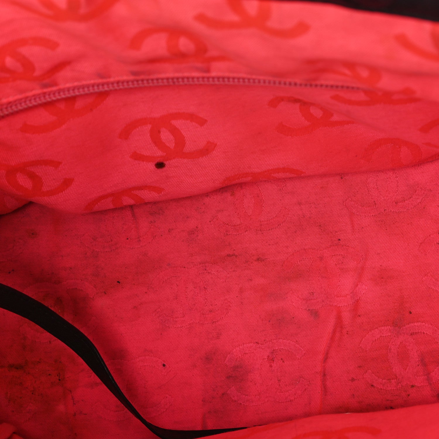 Calfskin Quilted Large Cambon Tote Black