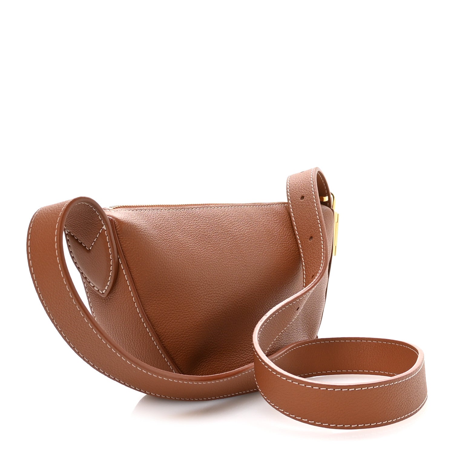 Smooth Calfskin Low Key Bumbag Cognac