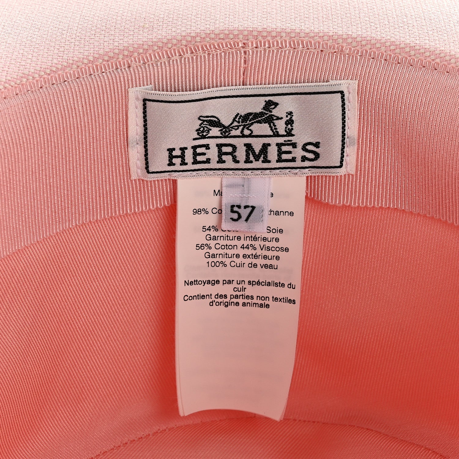 Toile H Hampton Plein Air Hat 57 Rose Clair Rose Sakura