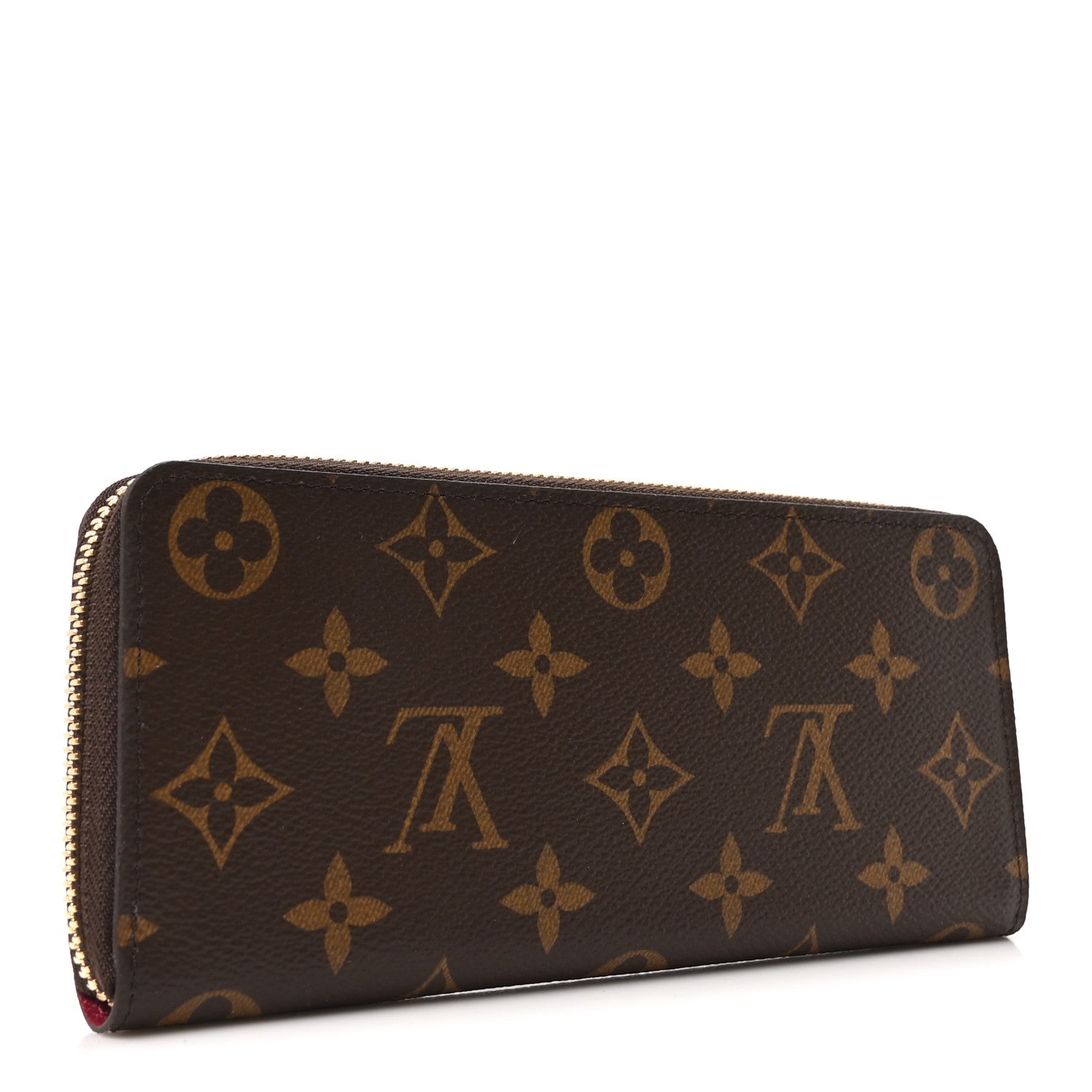 Monogram Clemence Wallet Fuchsia