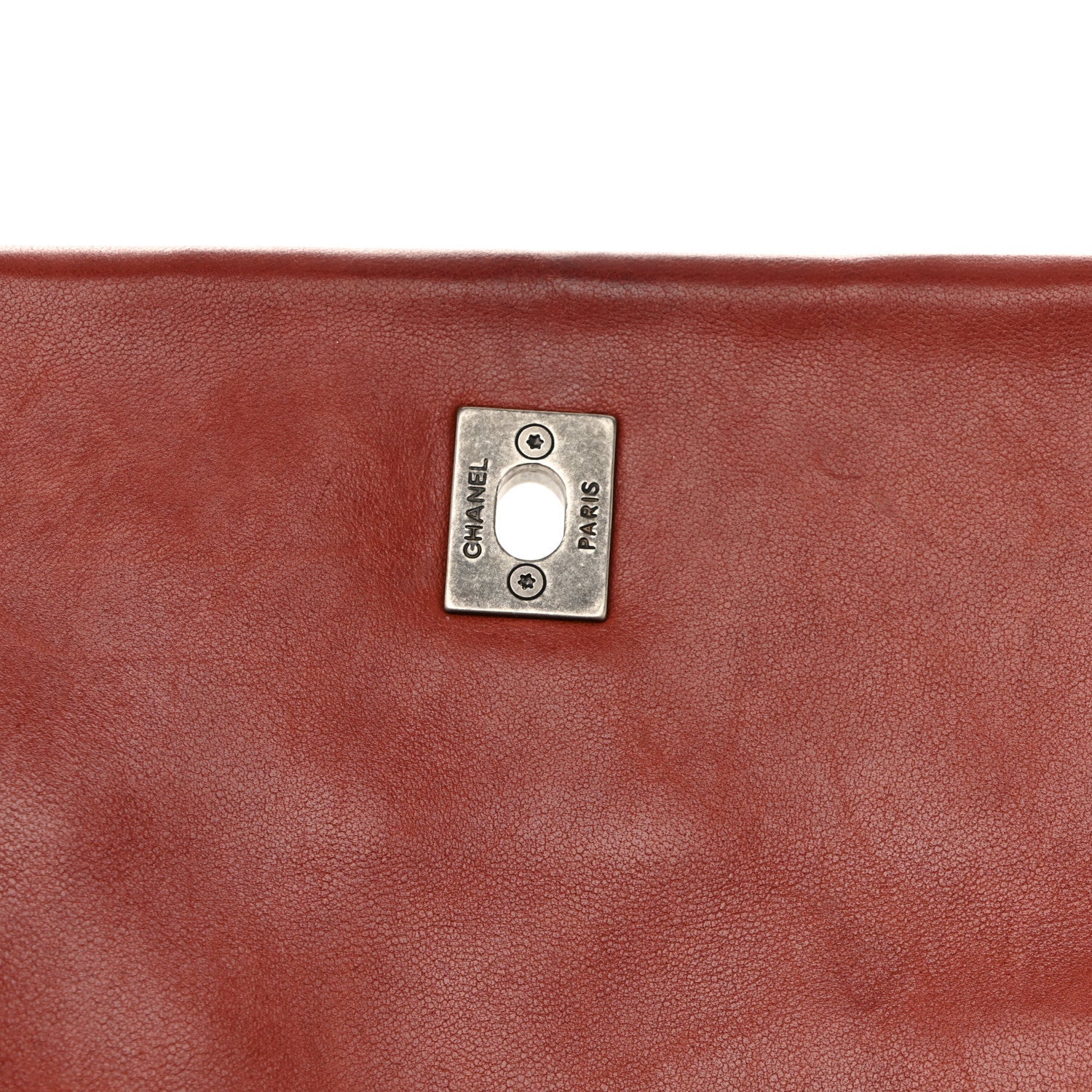 Lambskin Large New Bubble Flap Red