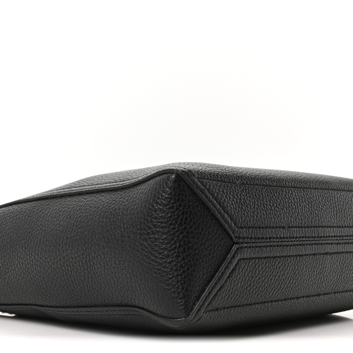 New Sakai Calfskin Lux Small Dahlia Tote Black