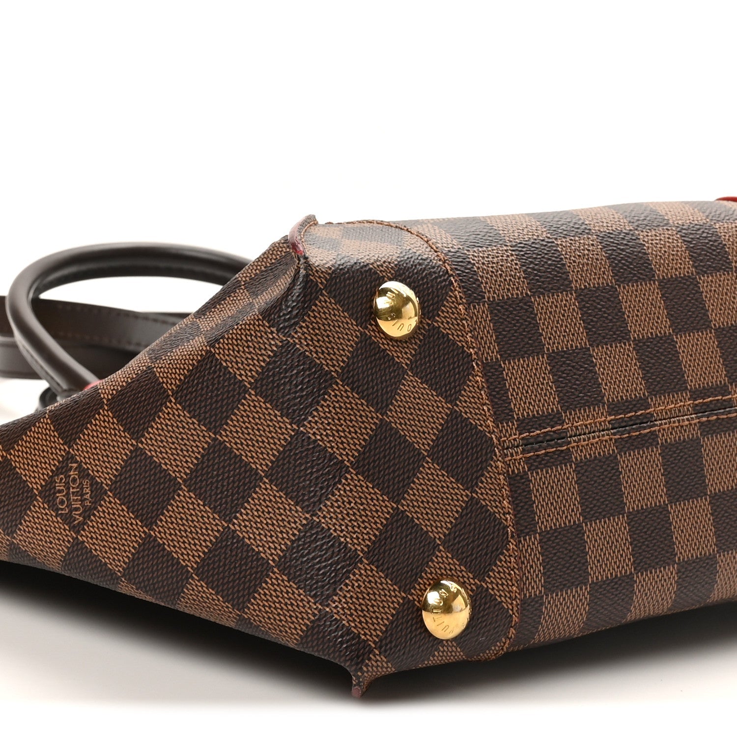 Damier Ebene Caissa Tote PM Cherry