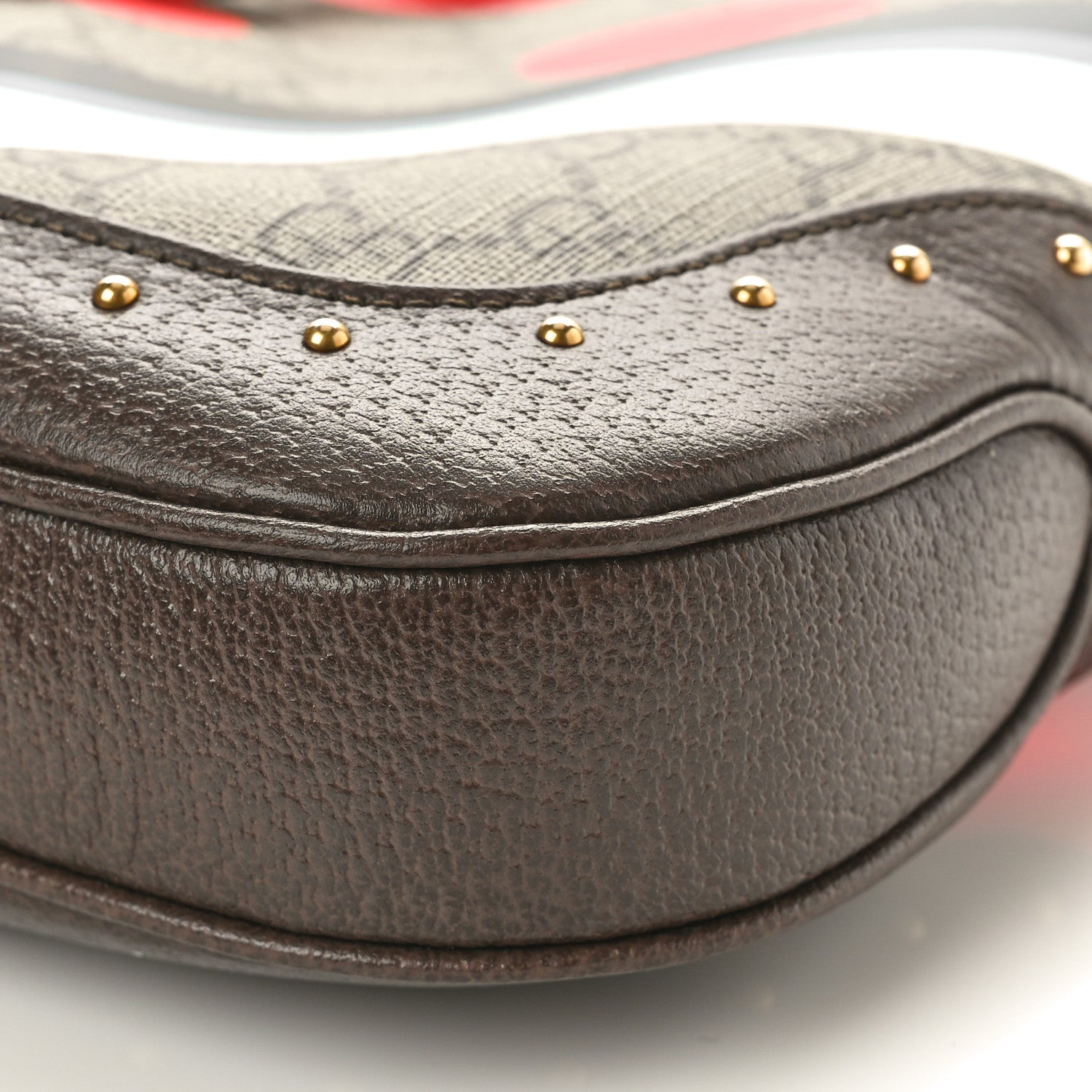 GG Supreme Monogram Web Geometric Small Jackie 1961 Beige Multicolor Brown Sugar