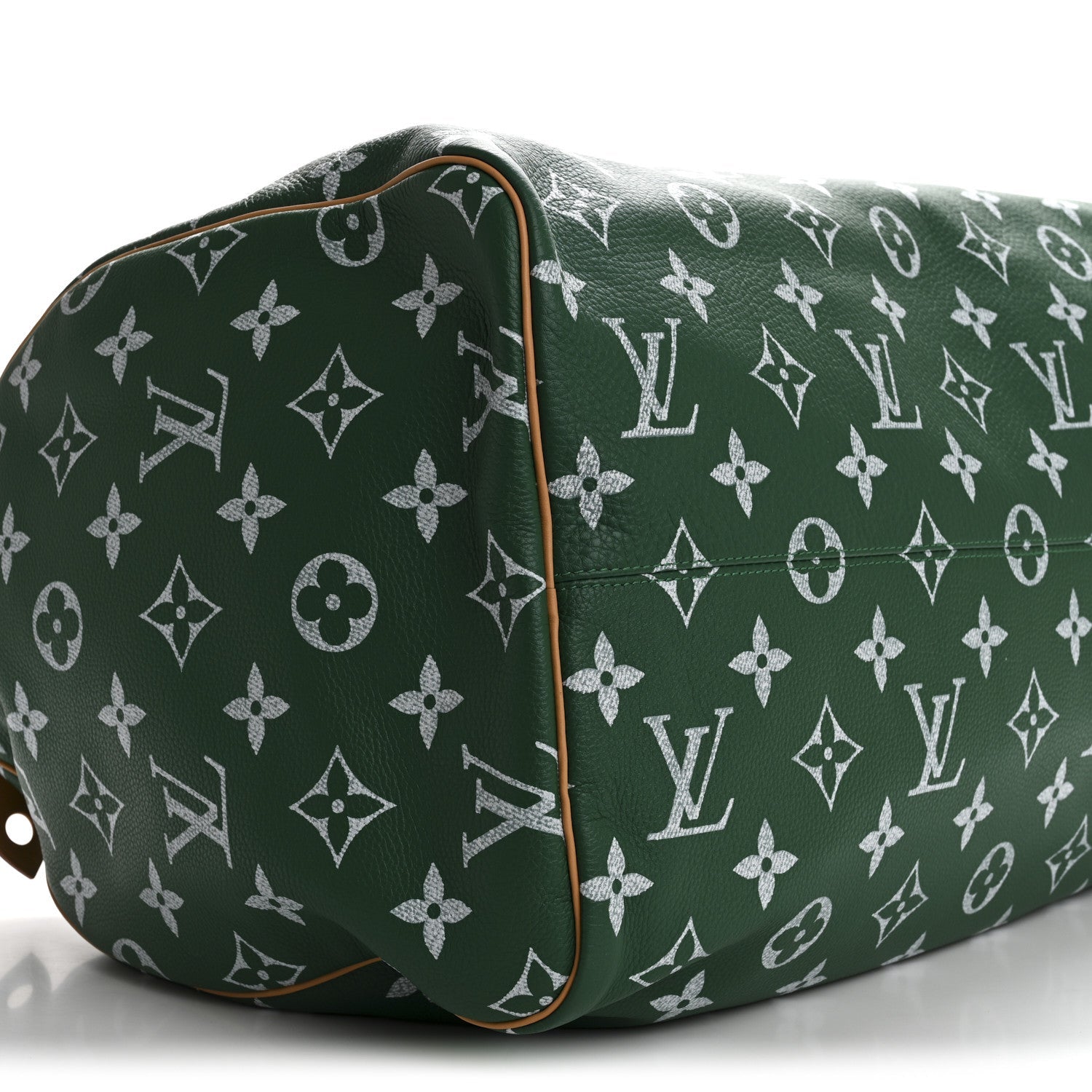 Calfskin Monogram Speedy P9 Bandouliere 50 Green