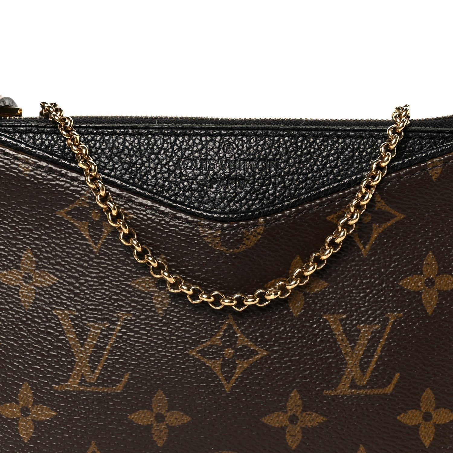 Monogram Pallas Clutch Black