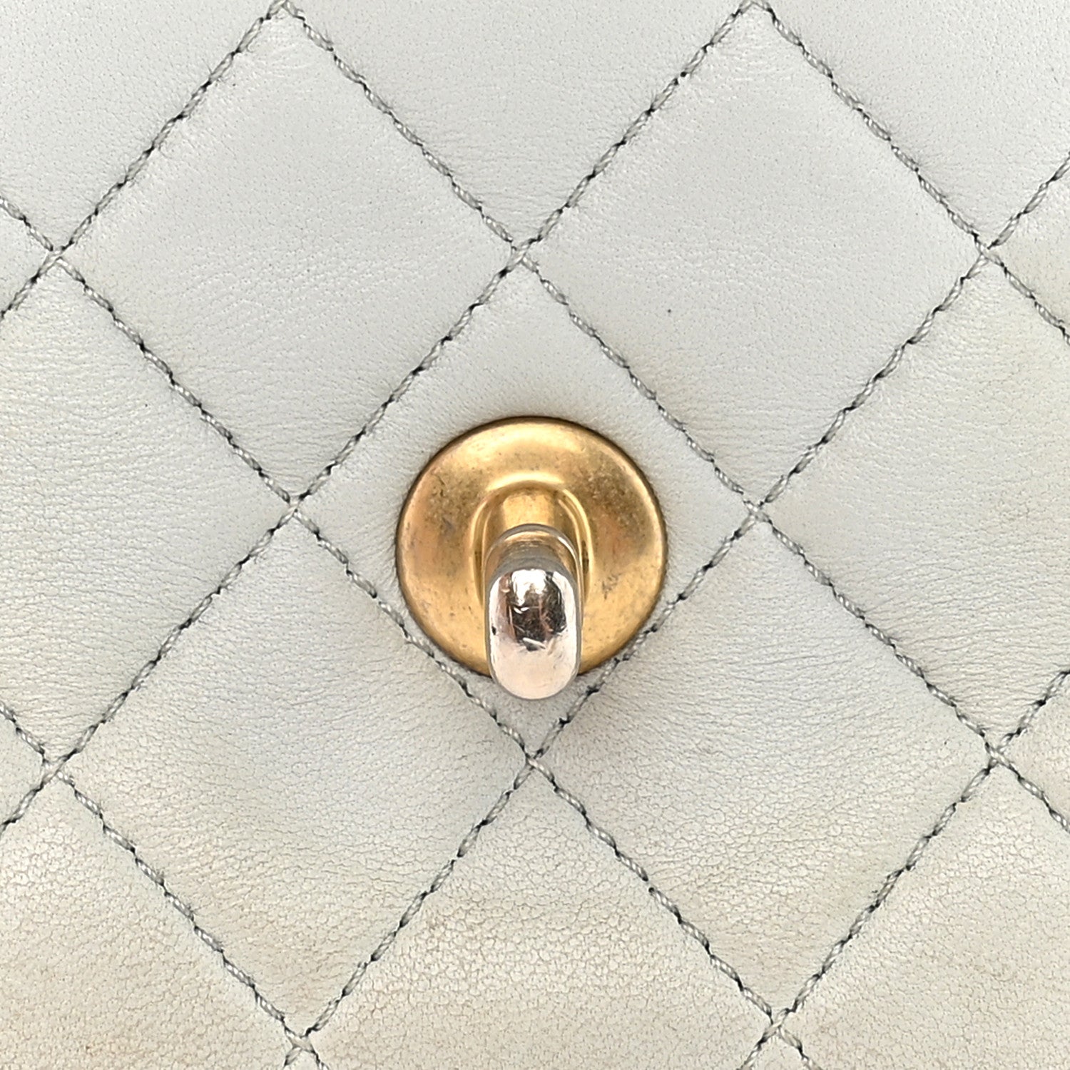 Lambskin Quilted Small Sweet Camellia Flap Light Blue