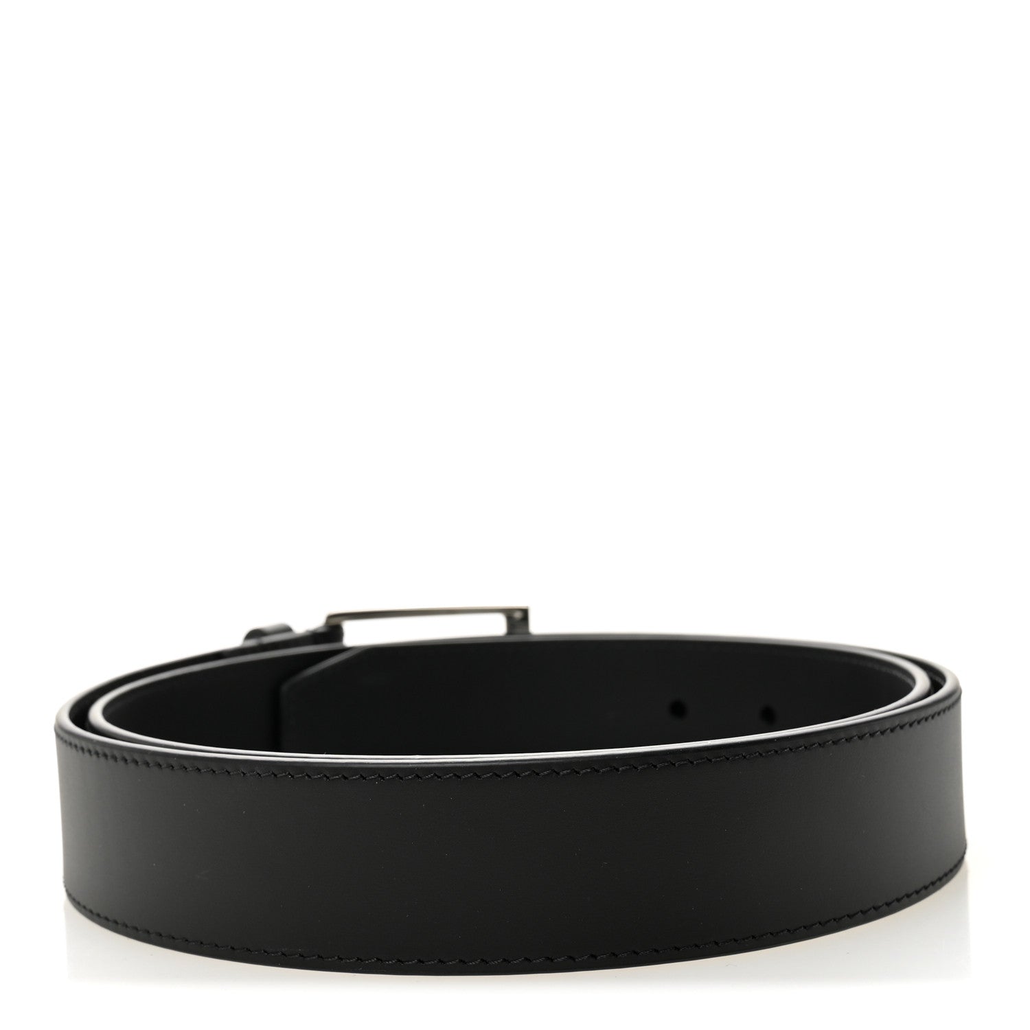 Calfskin Vendome 35mm Uniform Belt 100 40 Black