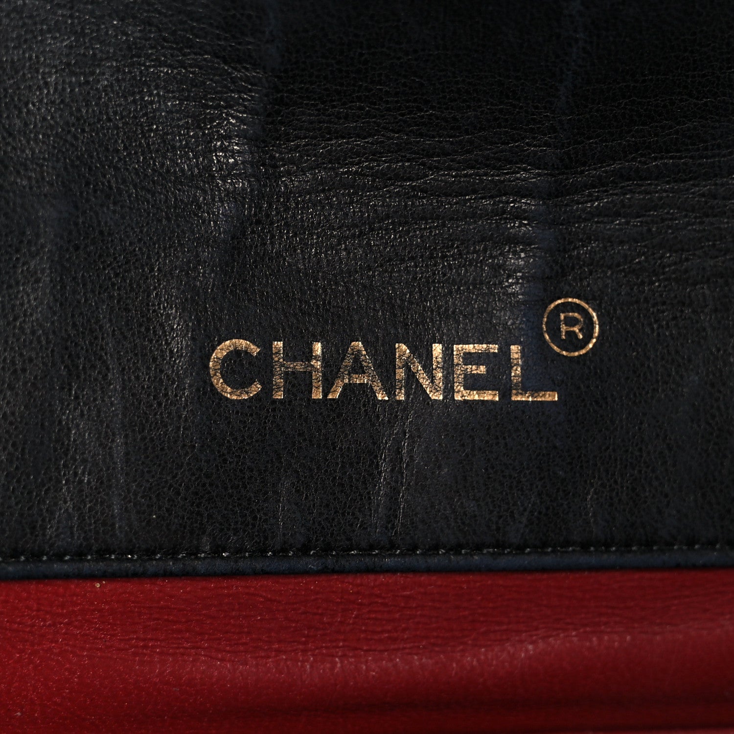 Lambskin Quilted Half Moon Flap Black