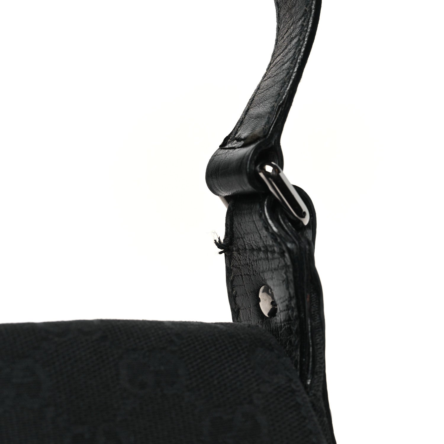 Monogram Horsebit Chain Flap Bag Black