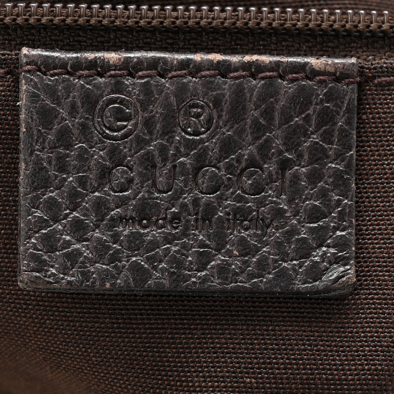 Crystal Monogram Tote Brown Brown