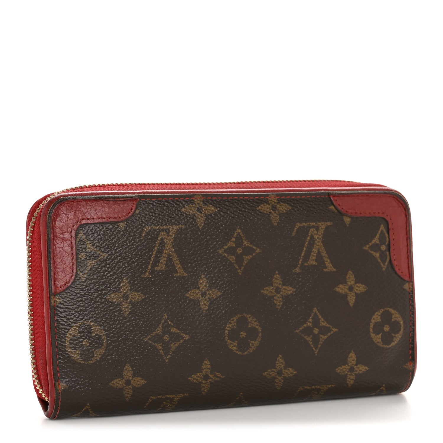 Monogram Retiro Zippy Wallet Cherry