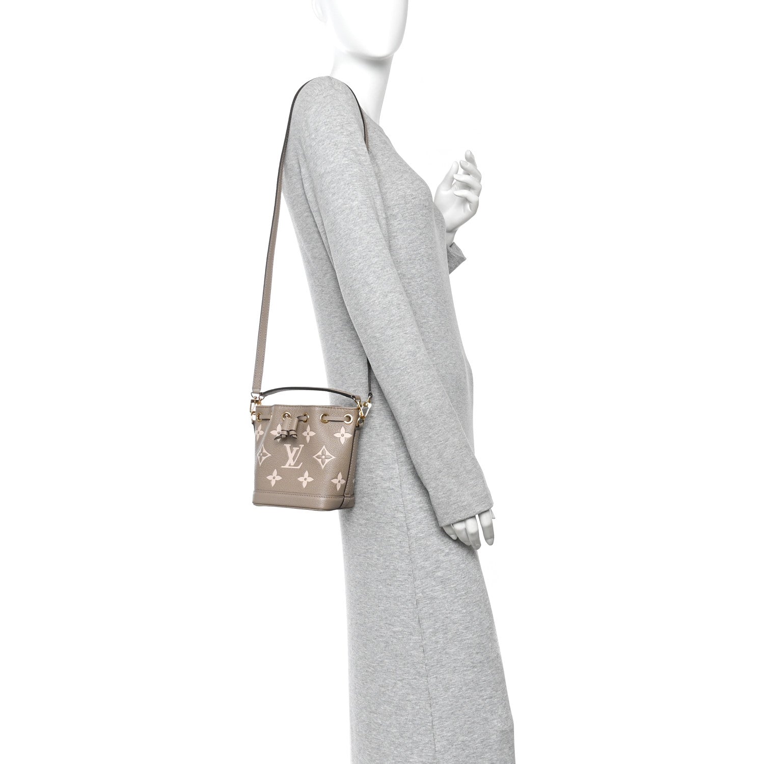 Empreinte Monogram Giant Nano Noe Tourterelle Creme