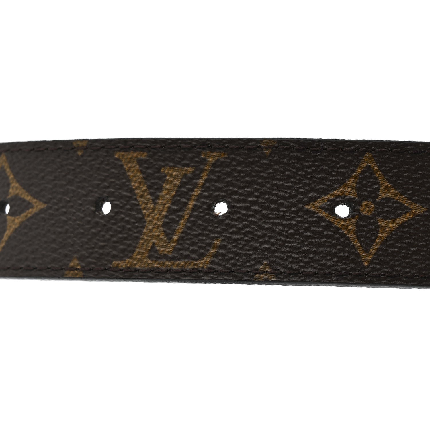 Calfskin Monogram 30mm LV Initiales Reversible Belt 80 32 Black