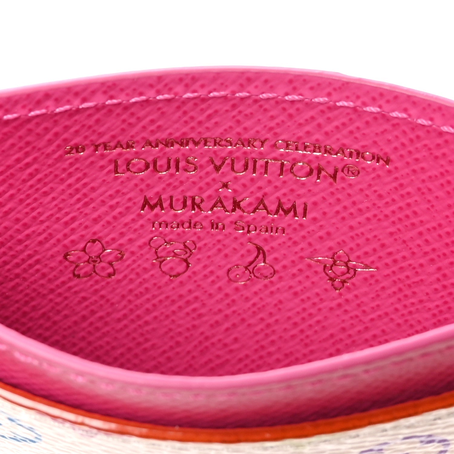 LV X TM Monogram Multicolor Card Holder Kawaii Pink