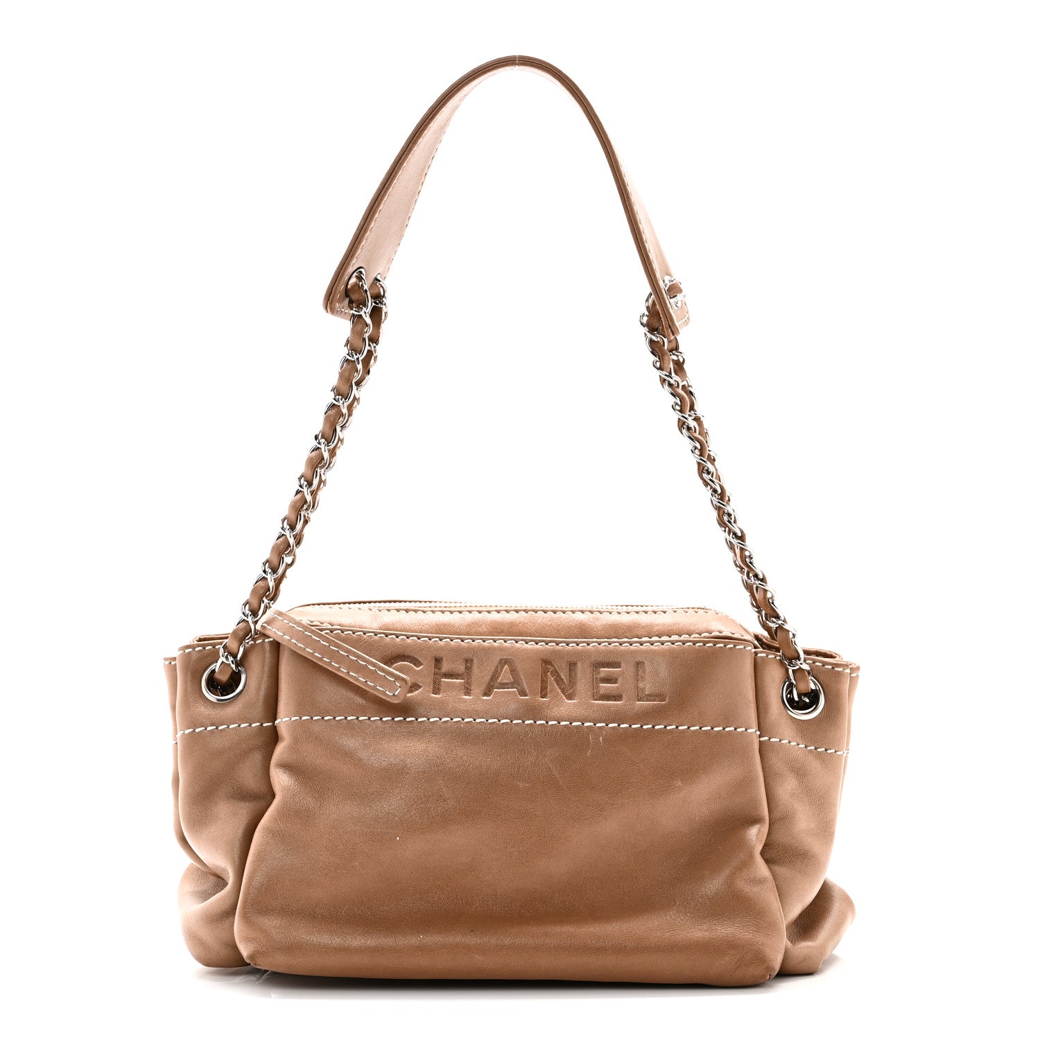 Lambskin Lax Accordion Hobo Brown