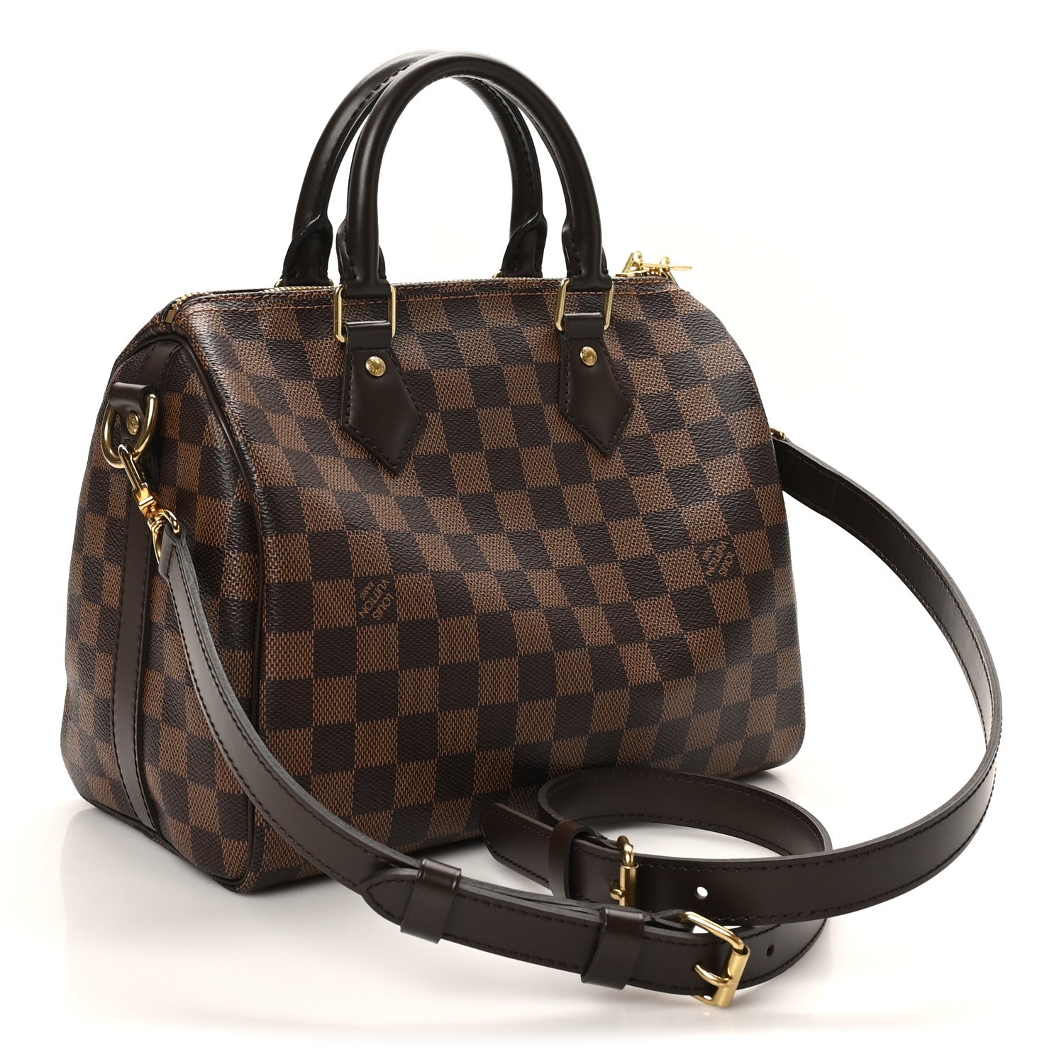 Damier Ebene Speedy Bandouliere 25