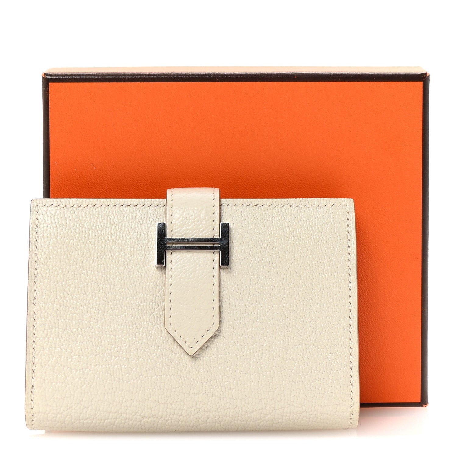 Chevre Mysore Bearn Card Holder Wallet Mushroom