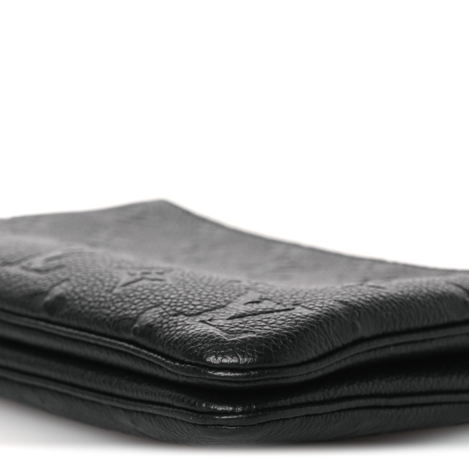 Empreinte Double Zip Pochette Black