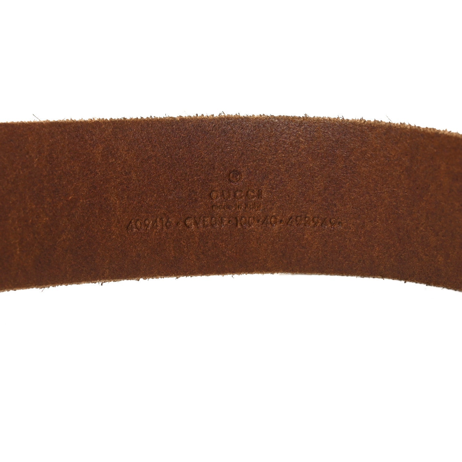 Faded Calfskin Double G 100 40 Belt 100 40 Cuir