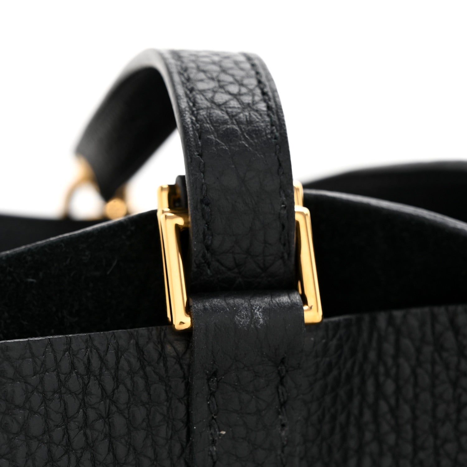 Taurillon Clemence Picotin Lock 22 MM Black