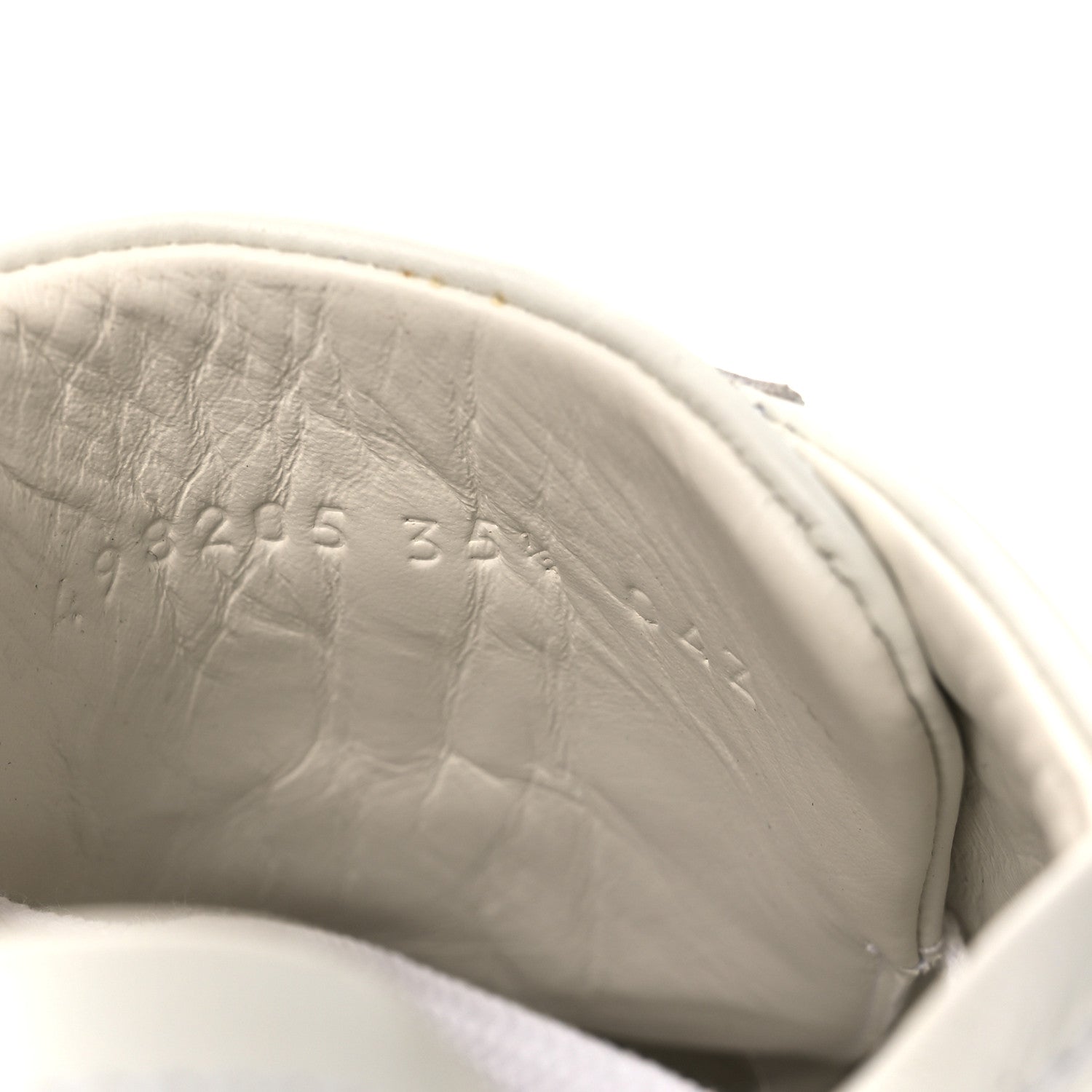 Calfskin Bee Star Embroidered Sylvie Web Ace Sneakers 35.5 White
