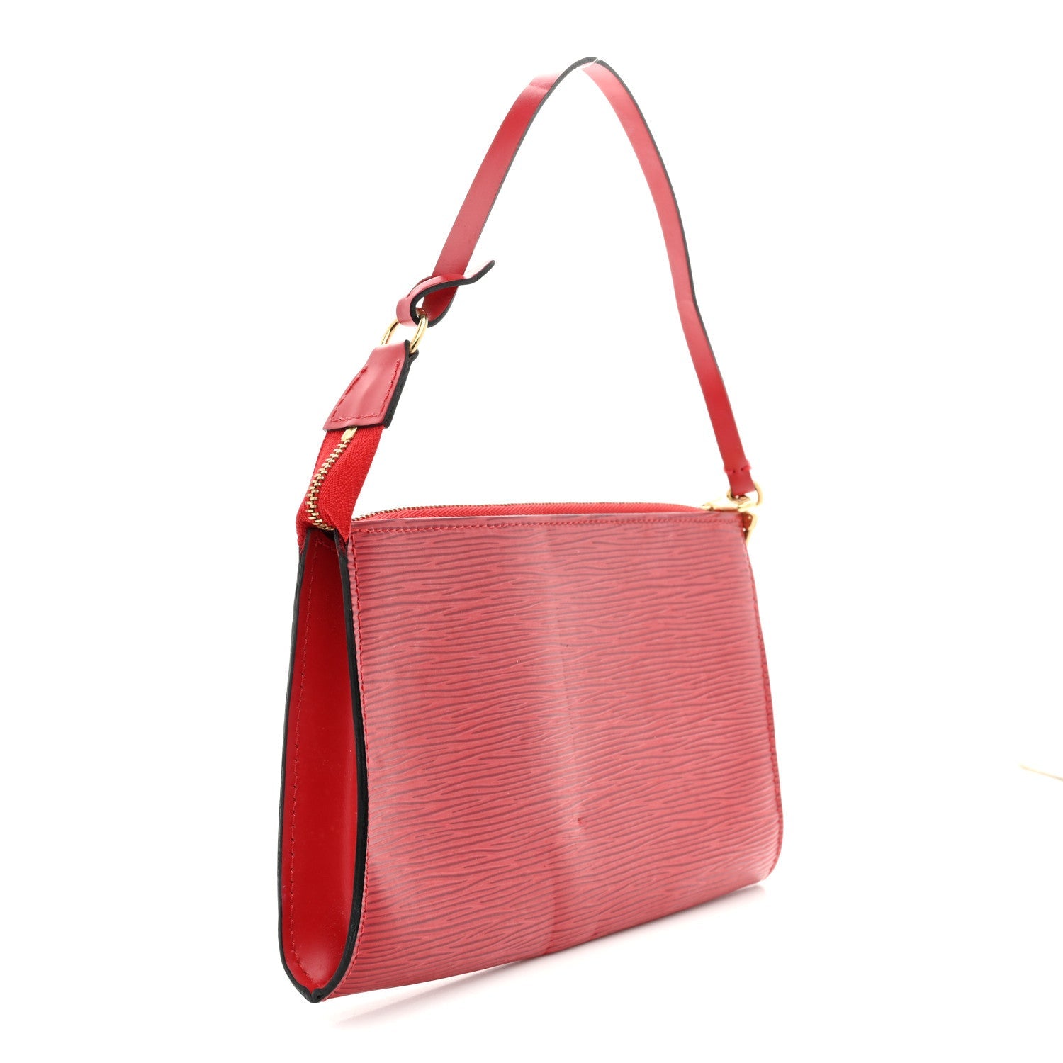Epi Pochette Accessories 24 Castillan Red