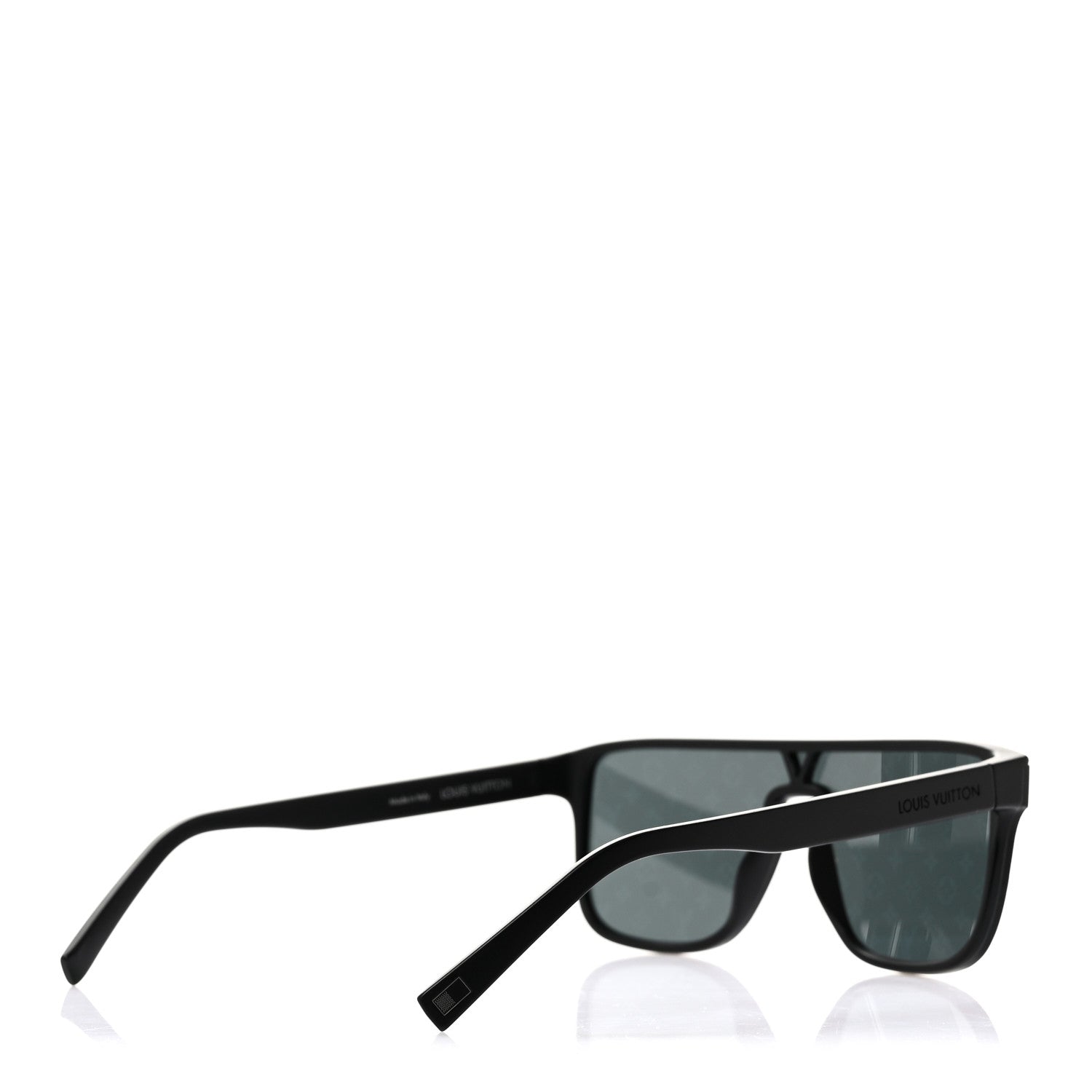 Acetate LV Waimea Square Sunglasses Z1082W Black
