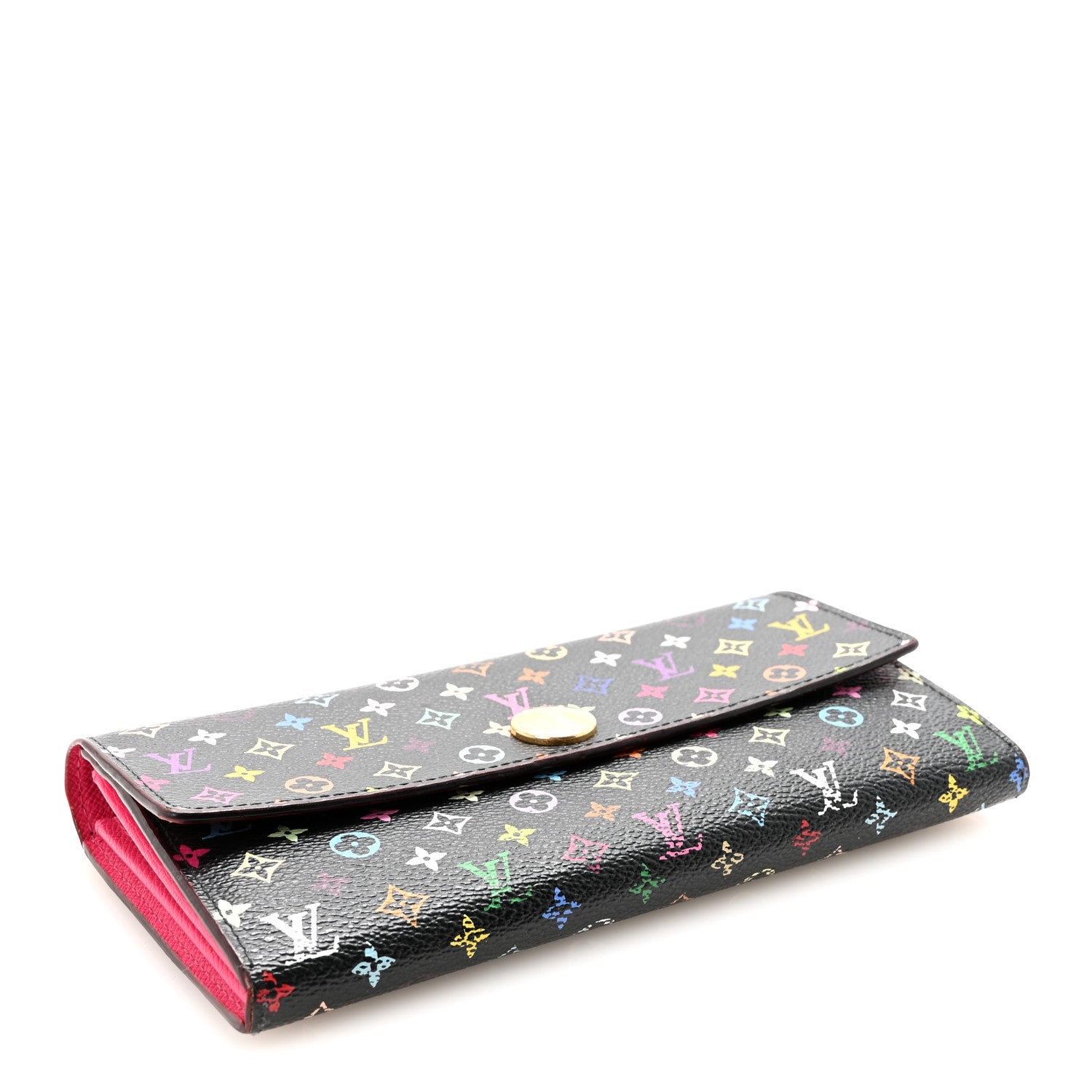 Monogram Multicolor Sarah Wallet Black Grenade