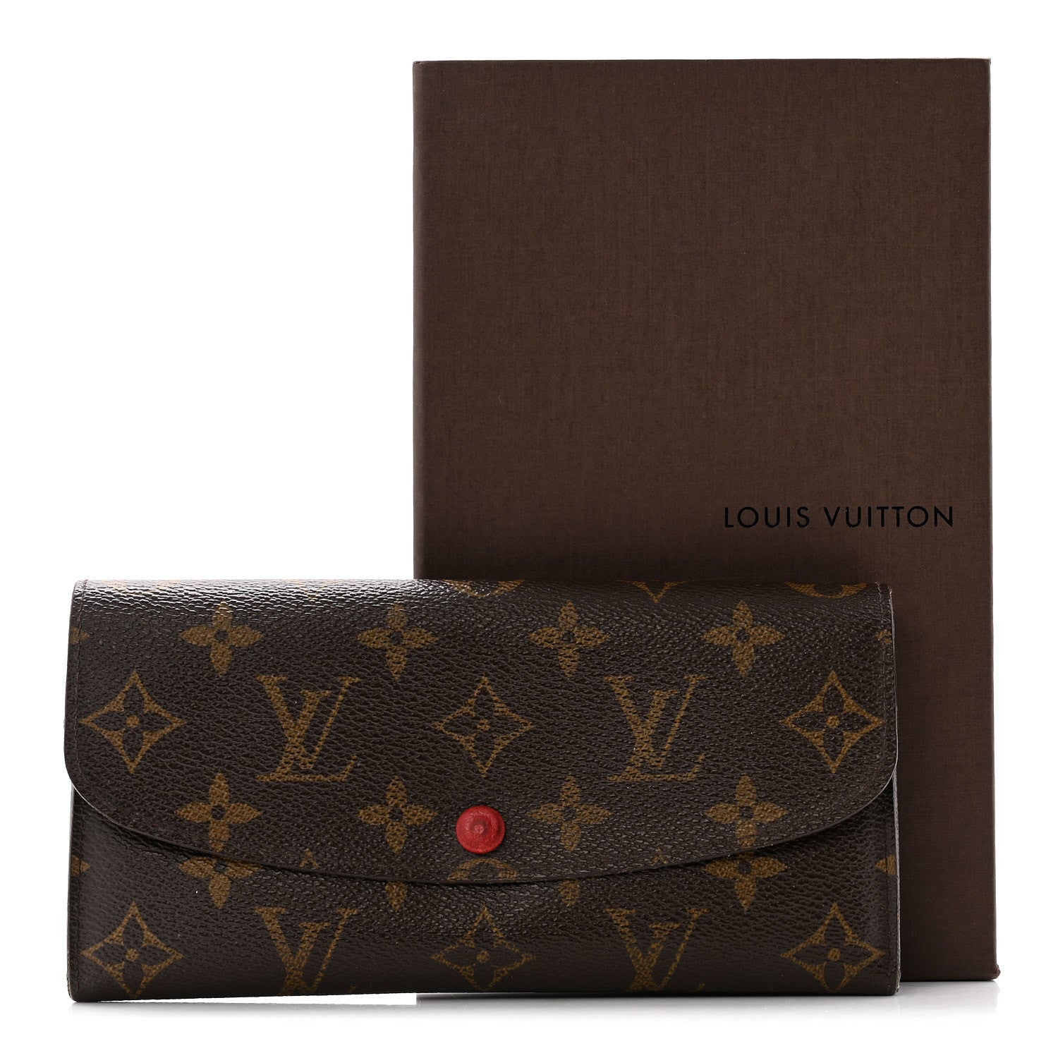 Monogram Emilie Wallet Rouge