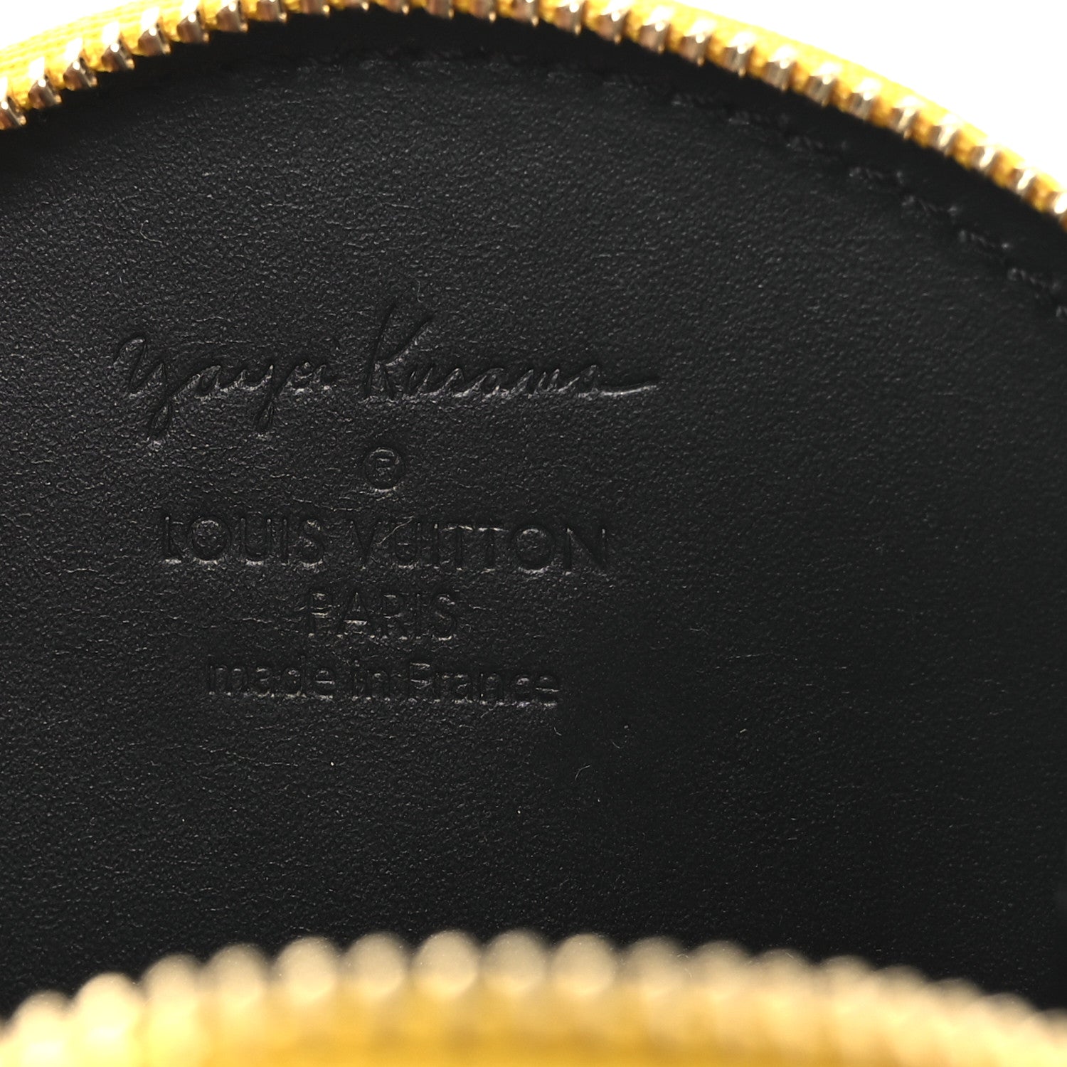Vernis Kusama Infinity Dots Chapeau Coin Purse Yellow