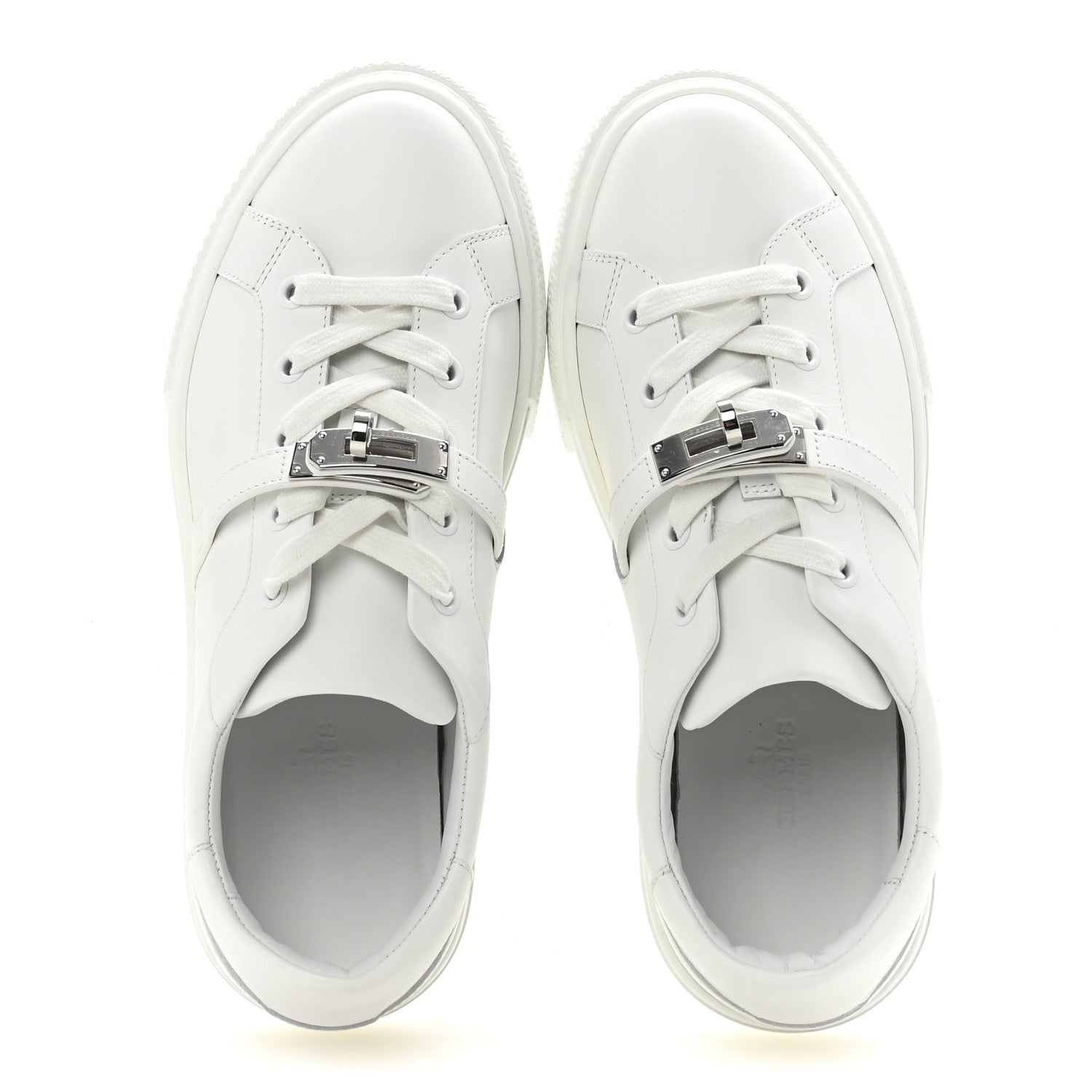 Calfskin Day Sneakers 37.5 White