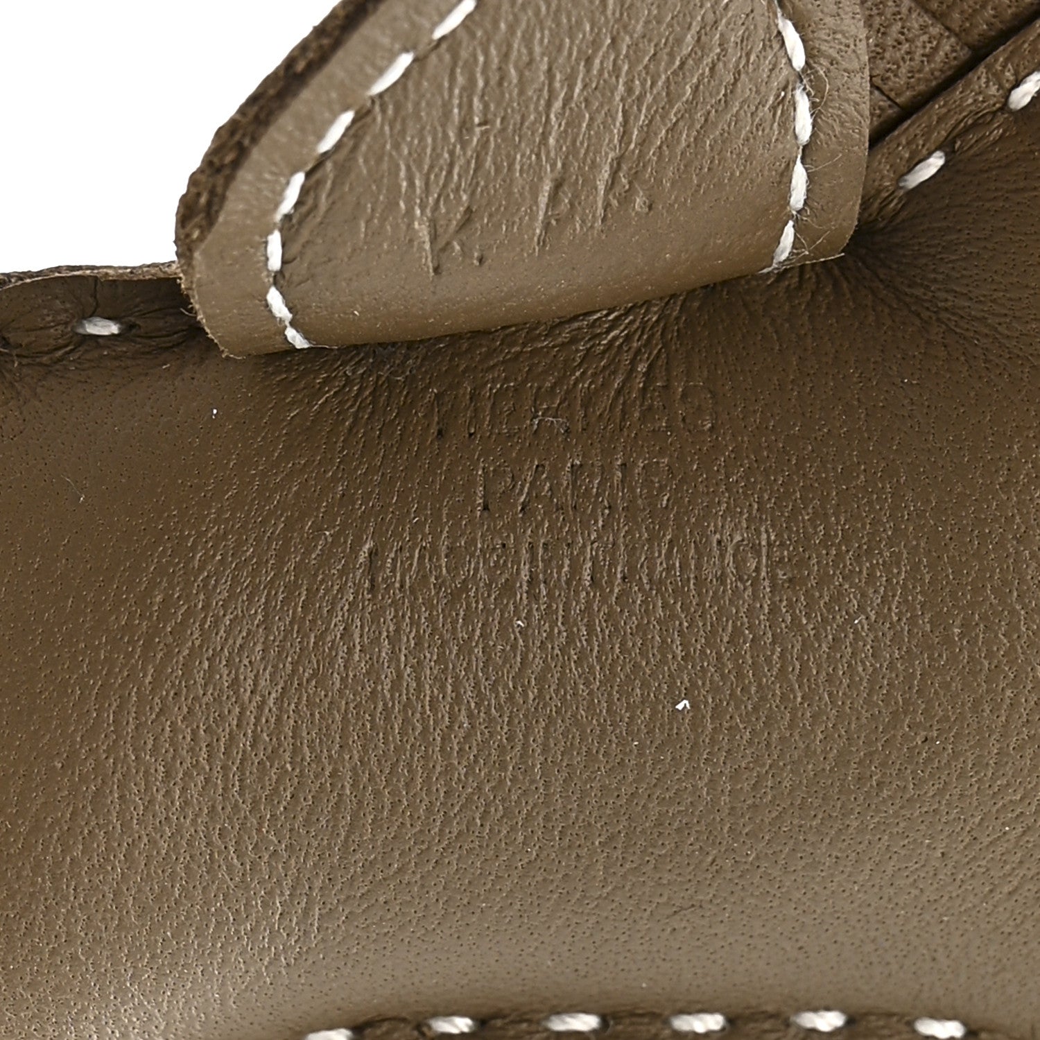 Milo Lambskin Grigri Rodeo Horse Bag Charm PM Etoupe