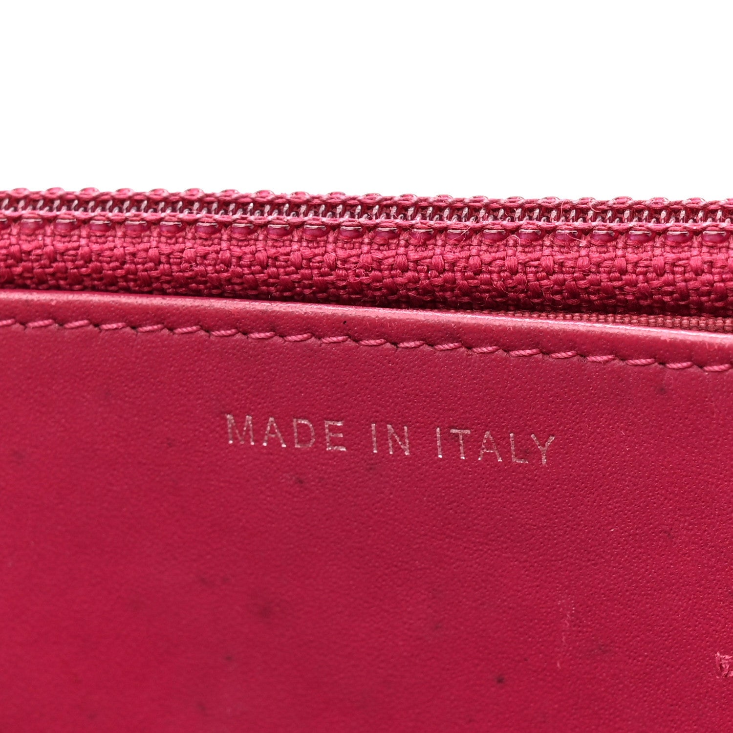 Patent Quilted Brilliant Wallet On Chain WOC Coral
